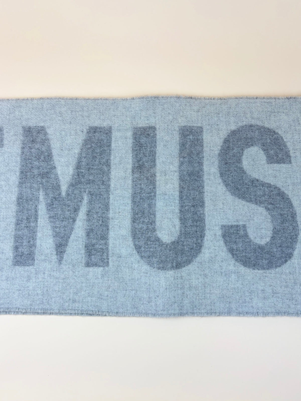 Jacquemus grey lcharpe Logo jacquard Wool Scarf