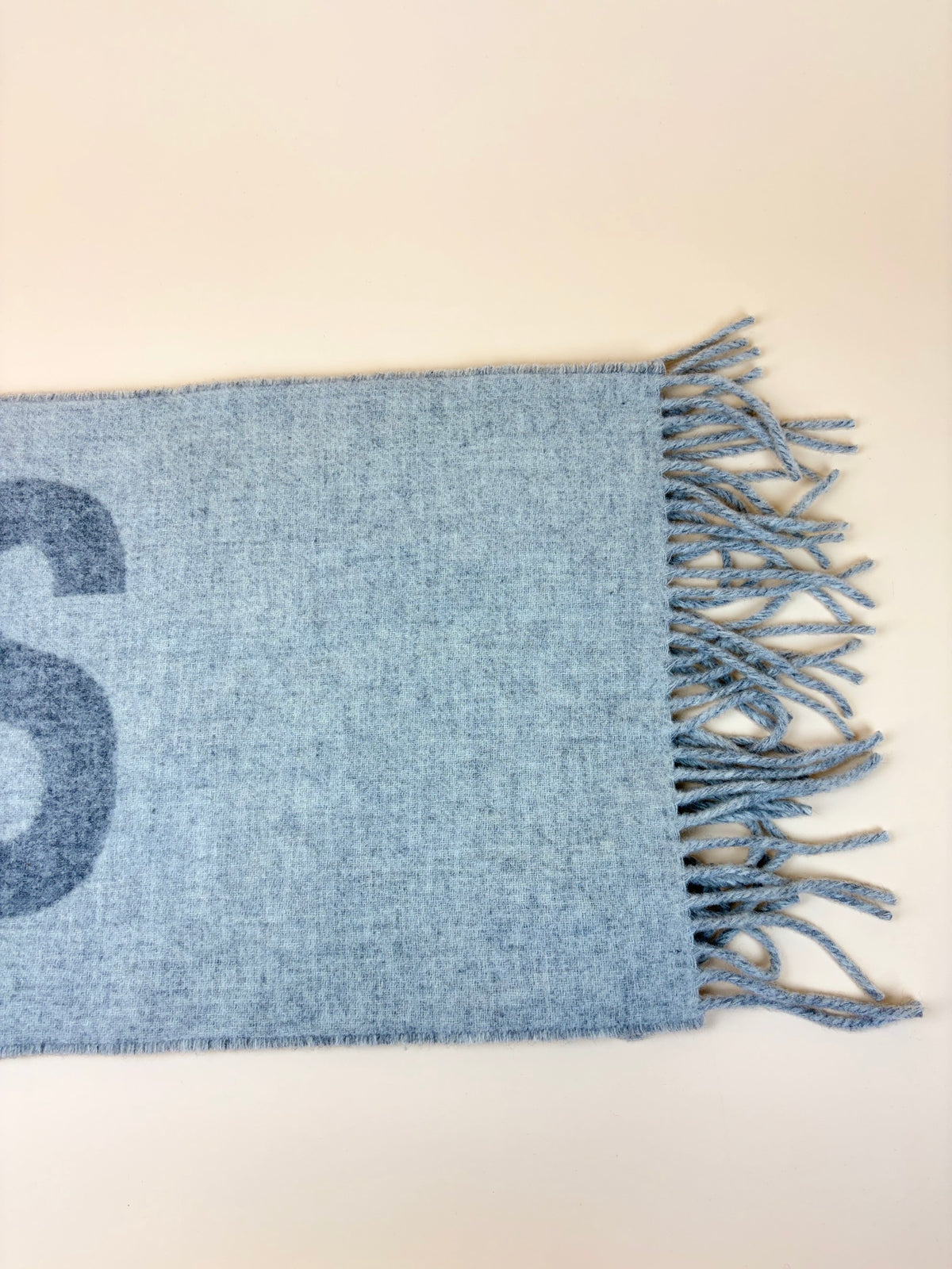 Jacquemus grey lcharpe Logo jacquard Wool Scarf