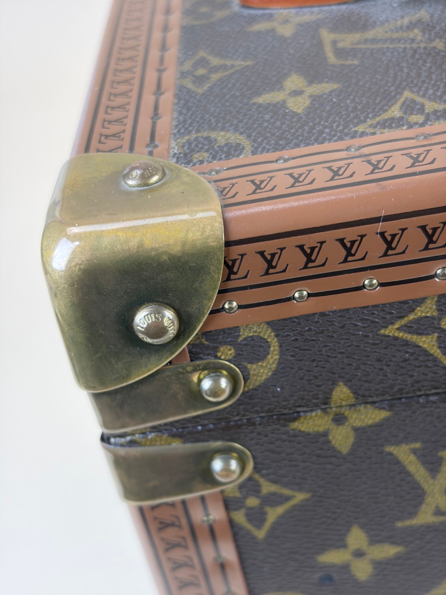 Louis Vuitton Monogram boite flacons beauty train trunk case