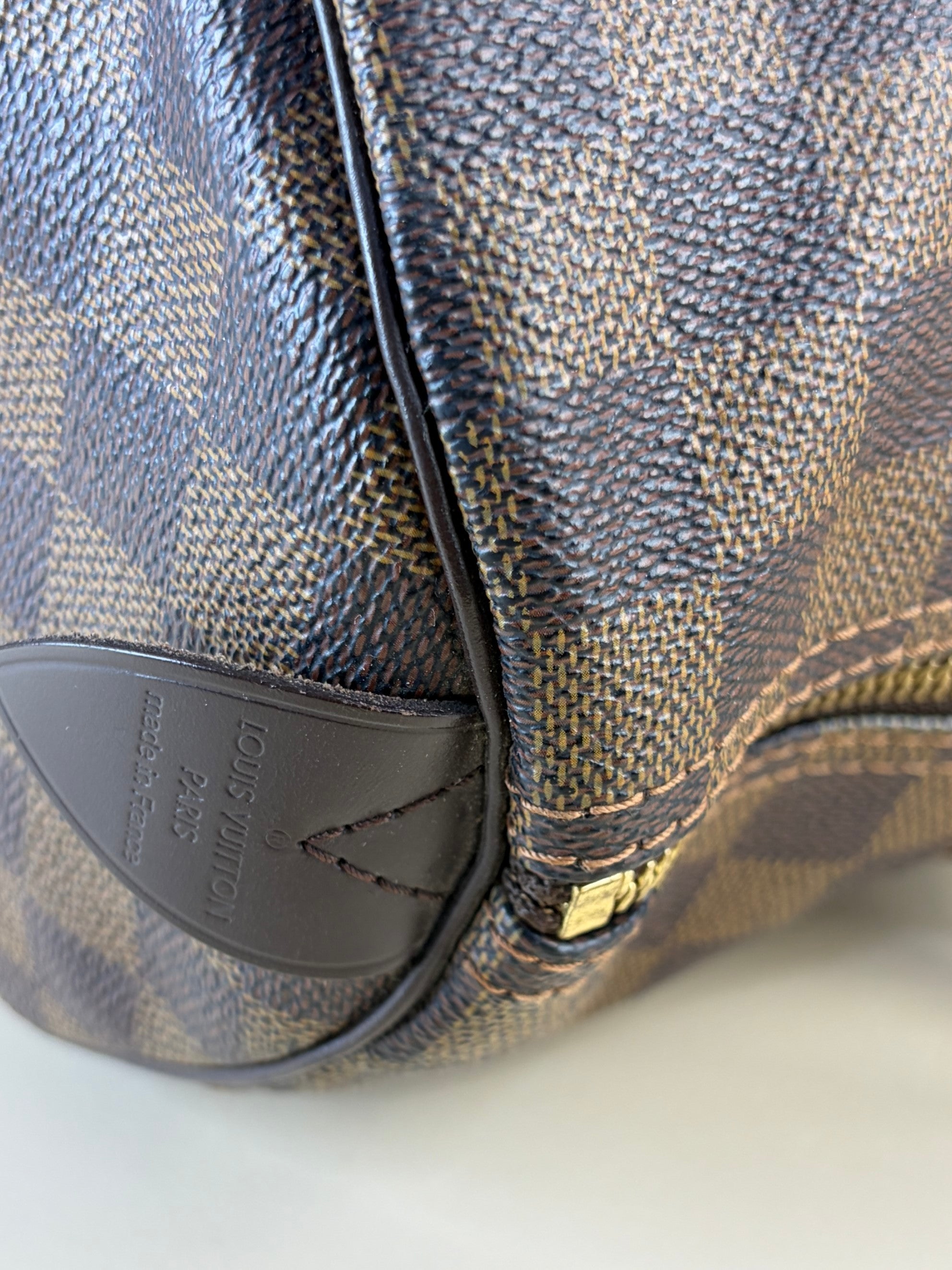 Louis Vuitton Damier Speedy Ebene canvas 35 Bag