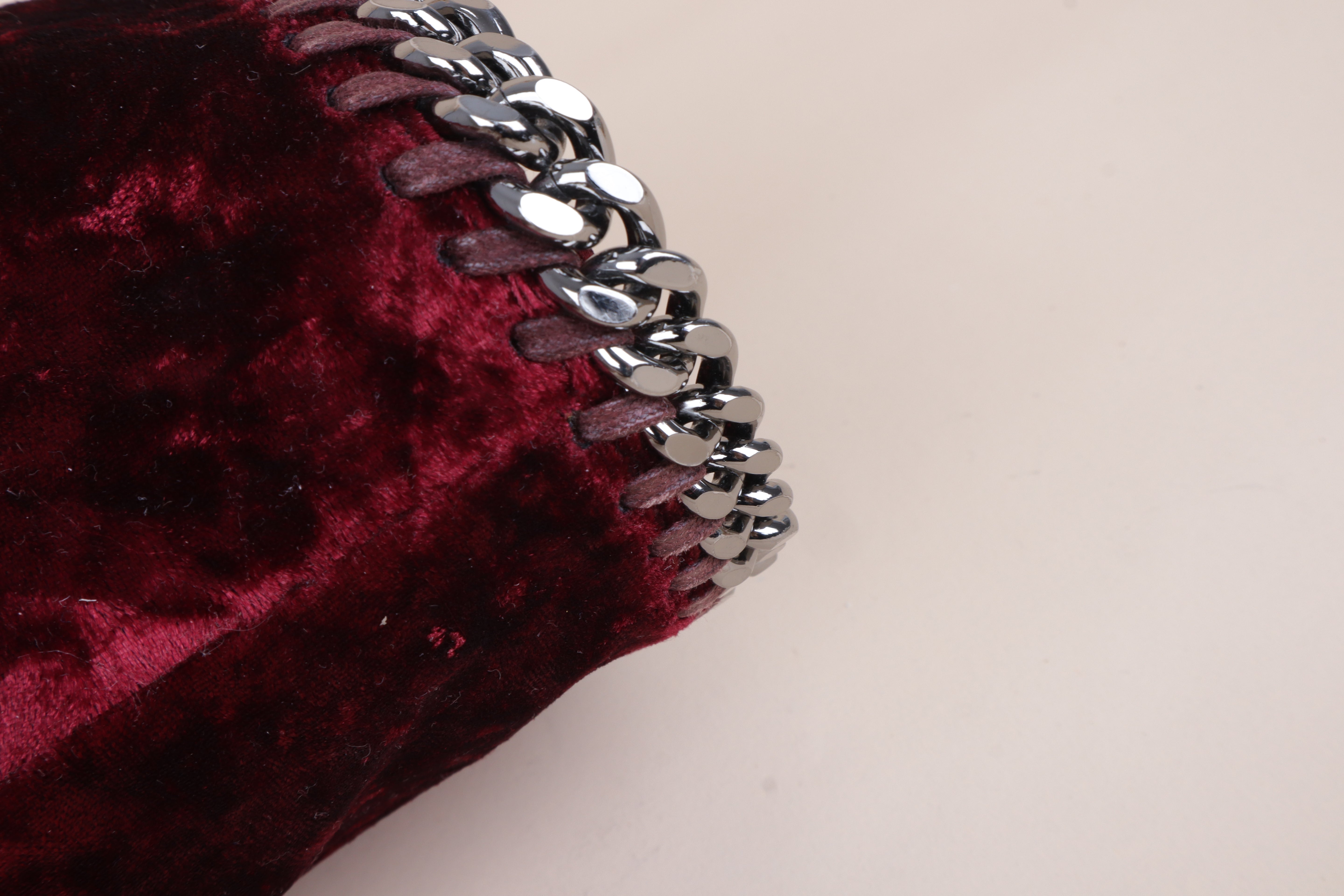 Stella Mccartney mini tote bag Burgundy Falabella