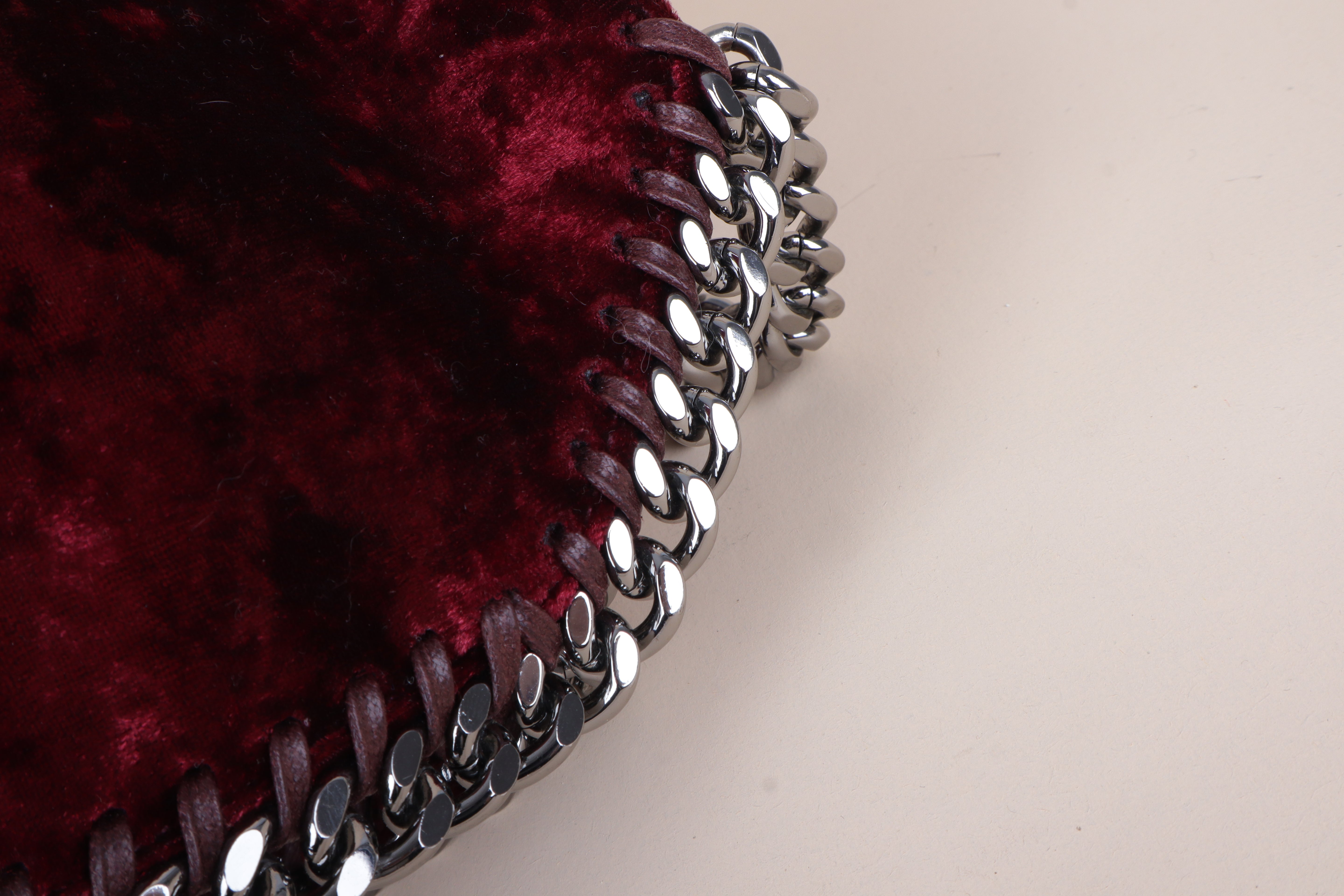 Stella Mccartney mini tote bag Burgundy Falabella