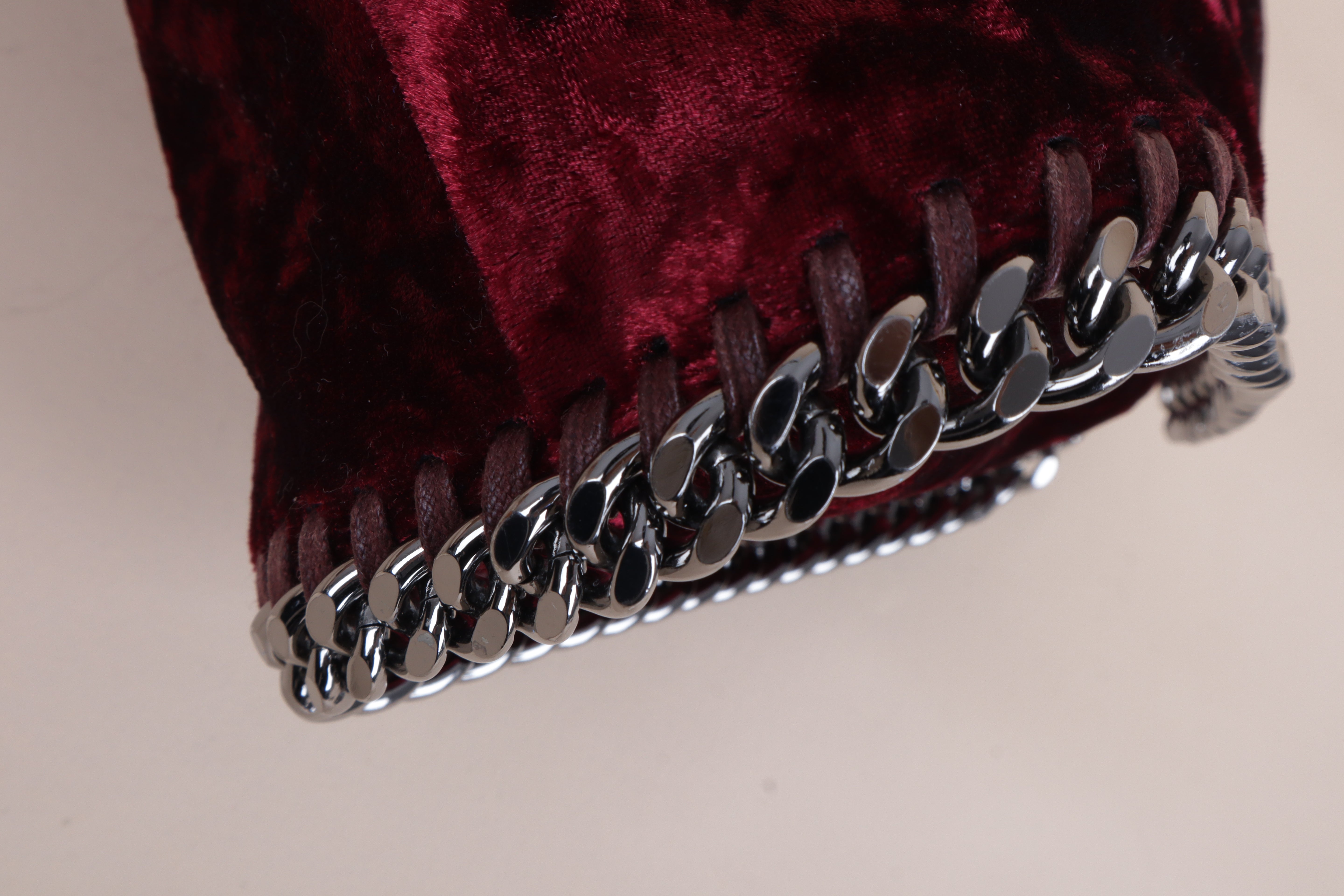 Stella Mccartney mini tote bag Burgundy Falabella