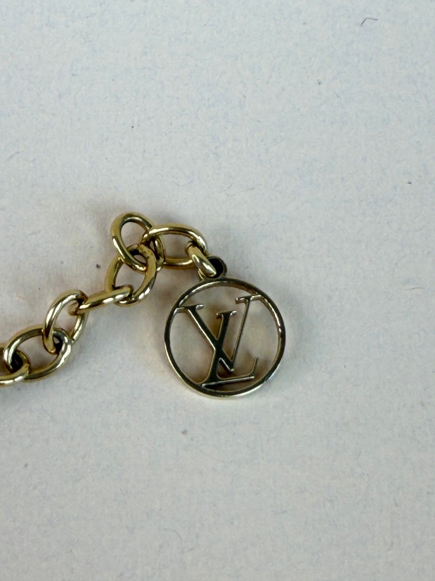 Louis Vuitton Gold LV Heart Necklace