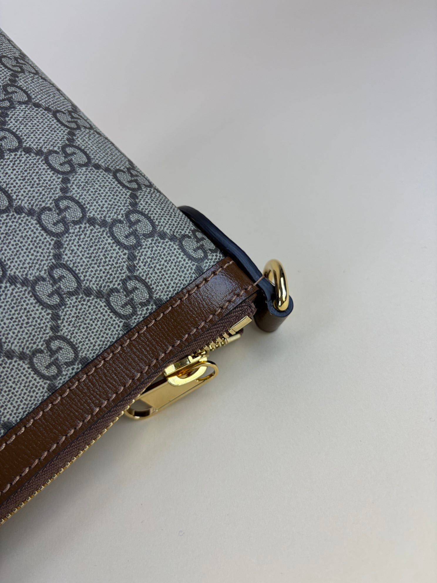 GUCCI supreme messenger bag with interlocking G