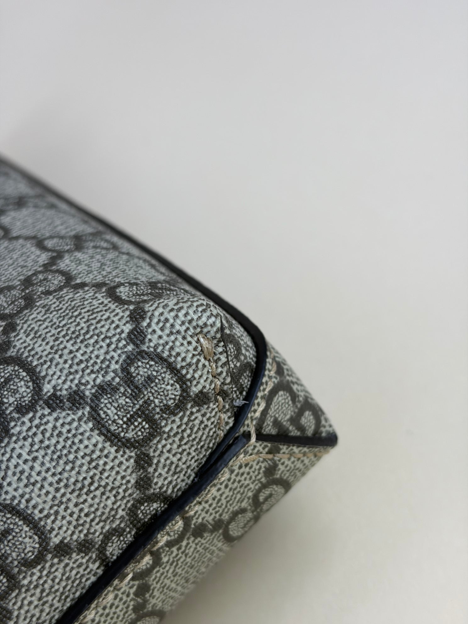 GUCCI supreme messenger bag with interlocking G