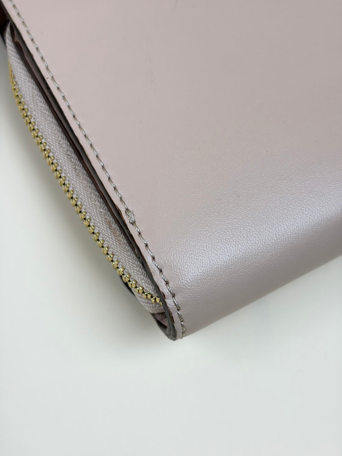 stella McCartney pink leather mini logo cross body