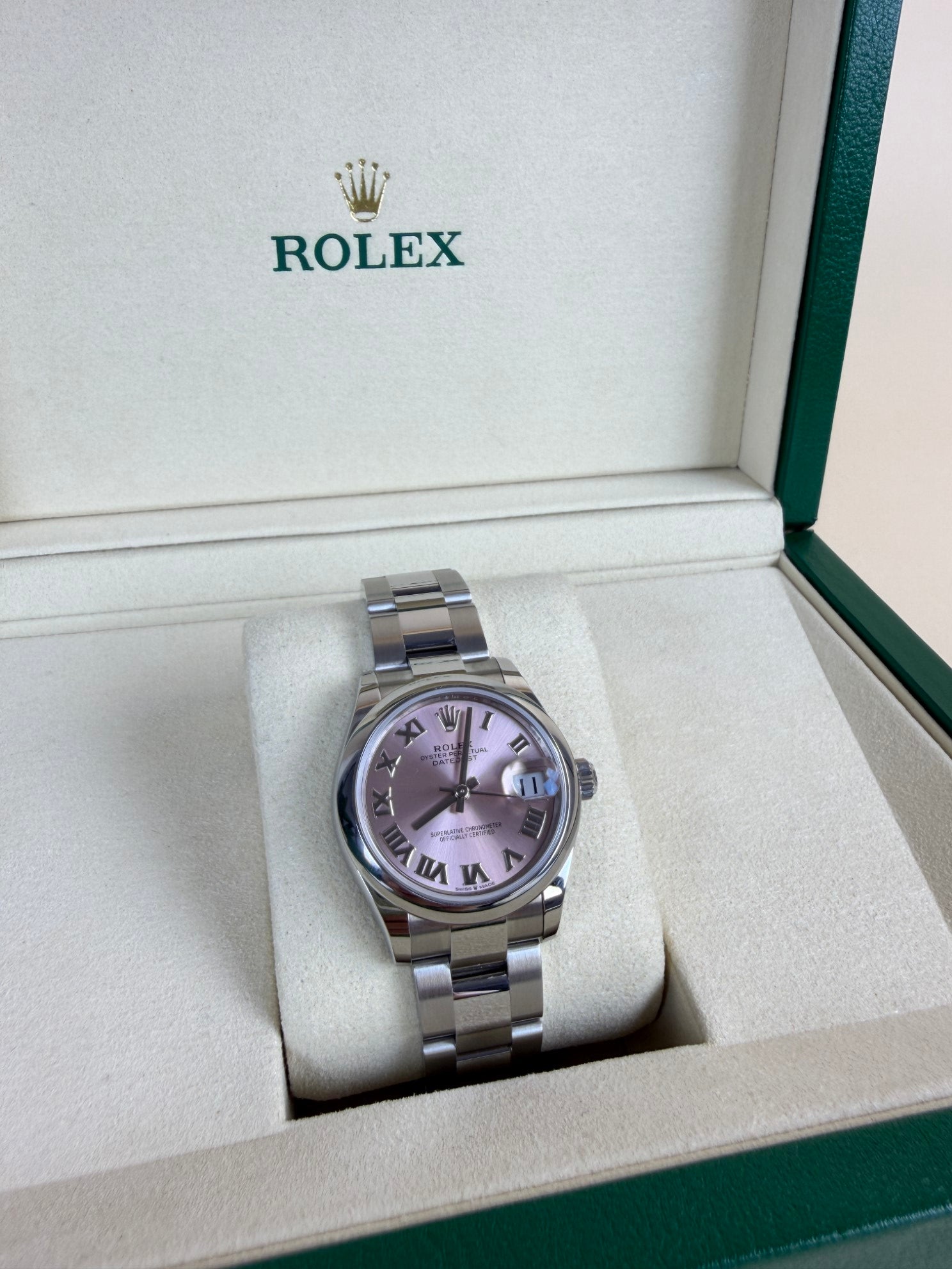 Rolex oyster perpetual datejust 31 steel
