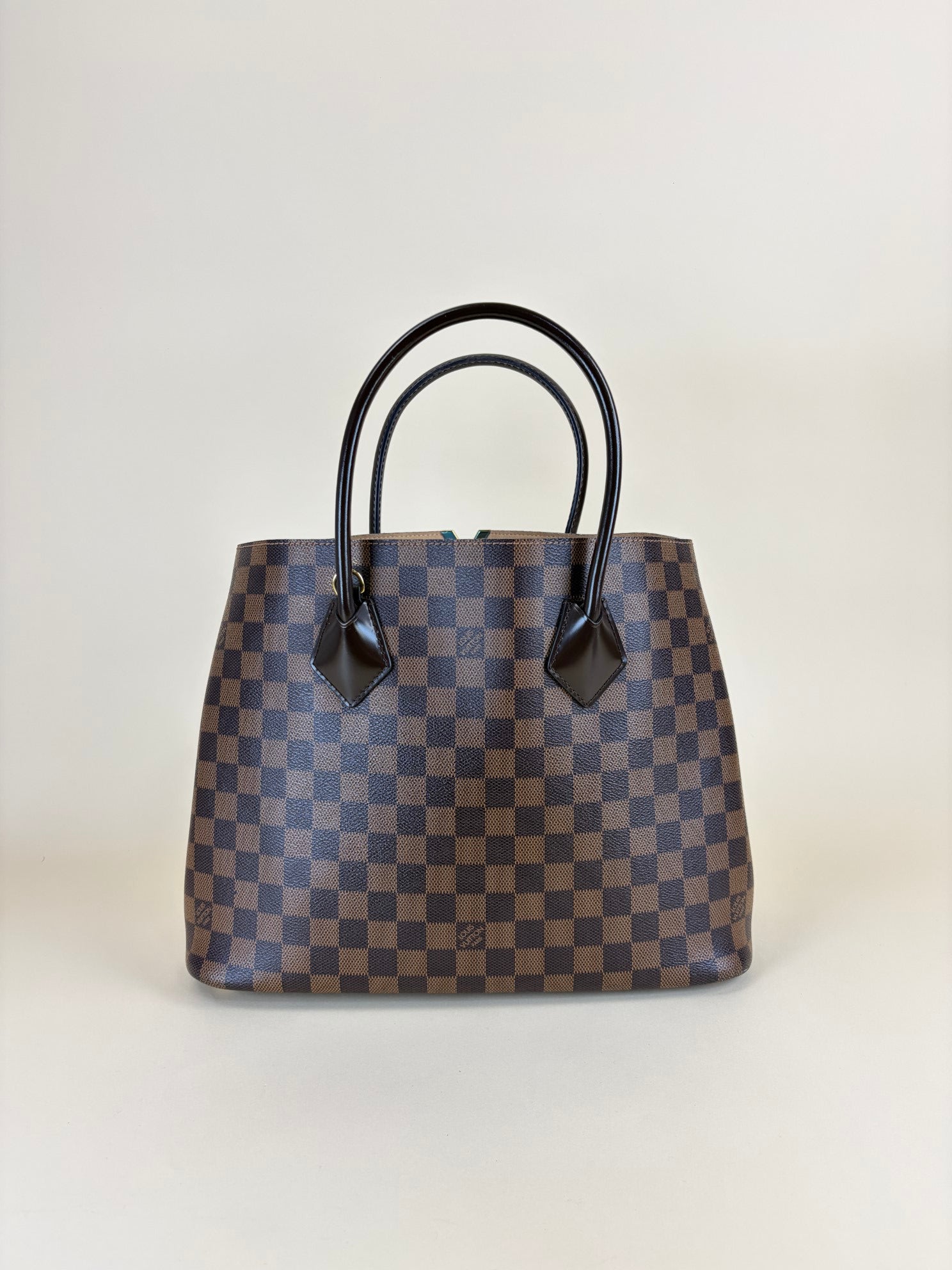 LOUIS VUITTON Kensington damier Ebene tote bag