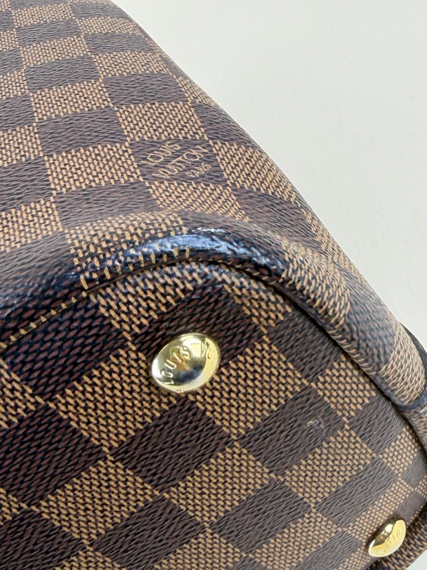 LOUIS VUITTON Kensington damier Ebene tote bag