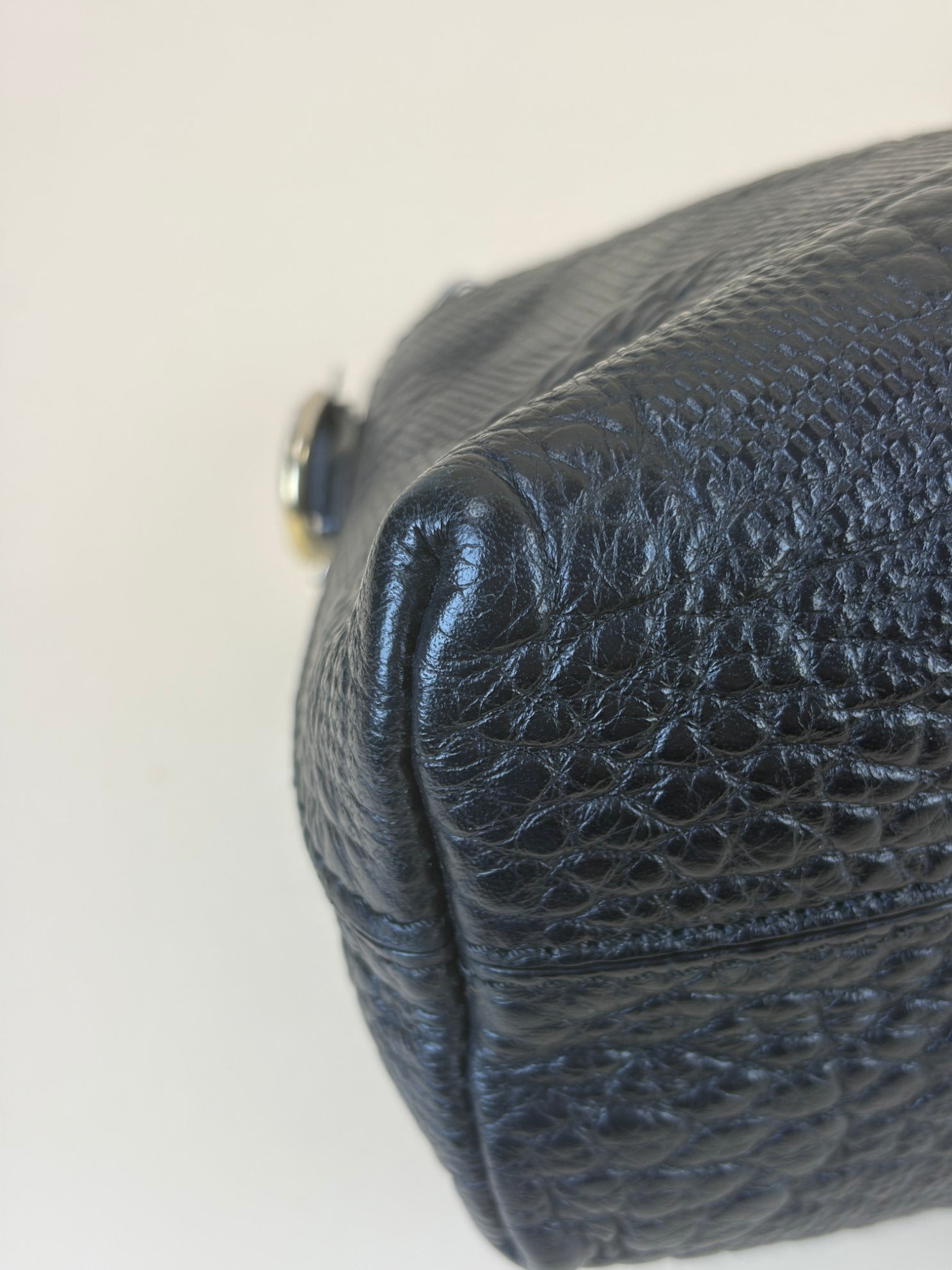 Burberry Black Chichester grained leather cross body