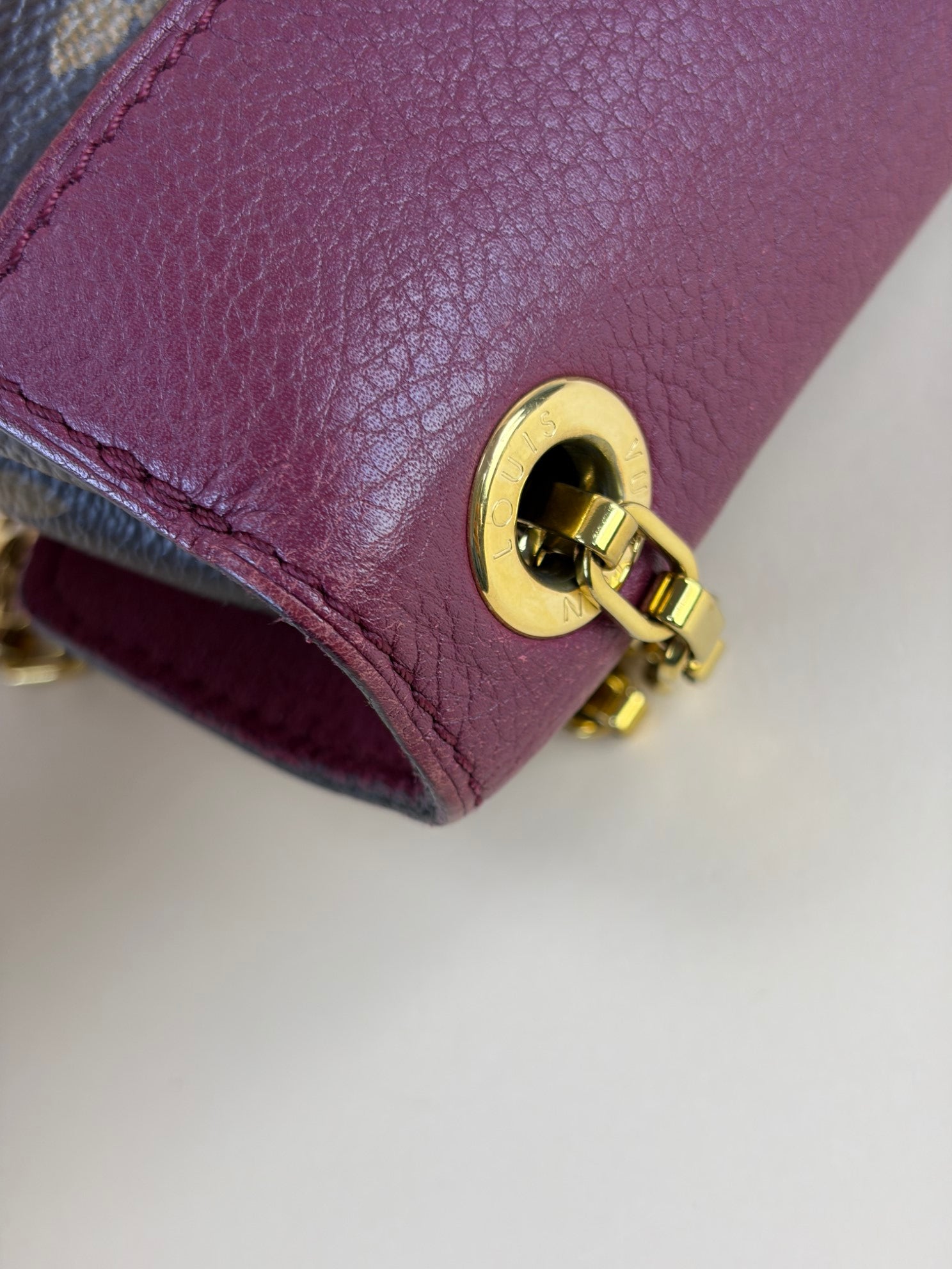 Louis Vuitton AURORE Monogram Pallas Chain Bag