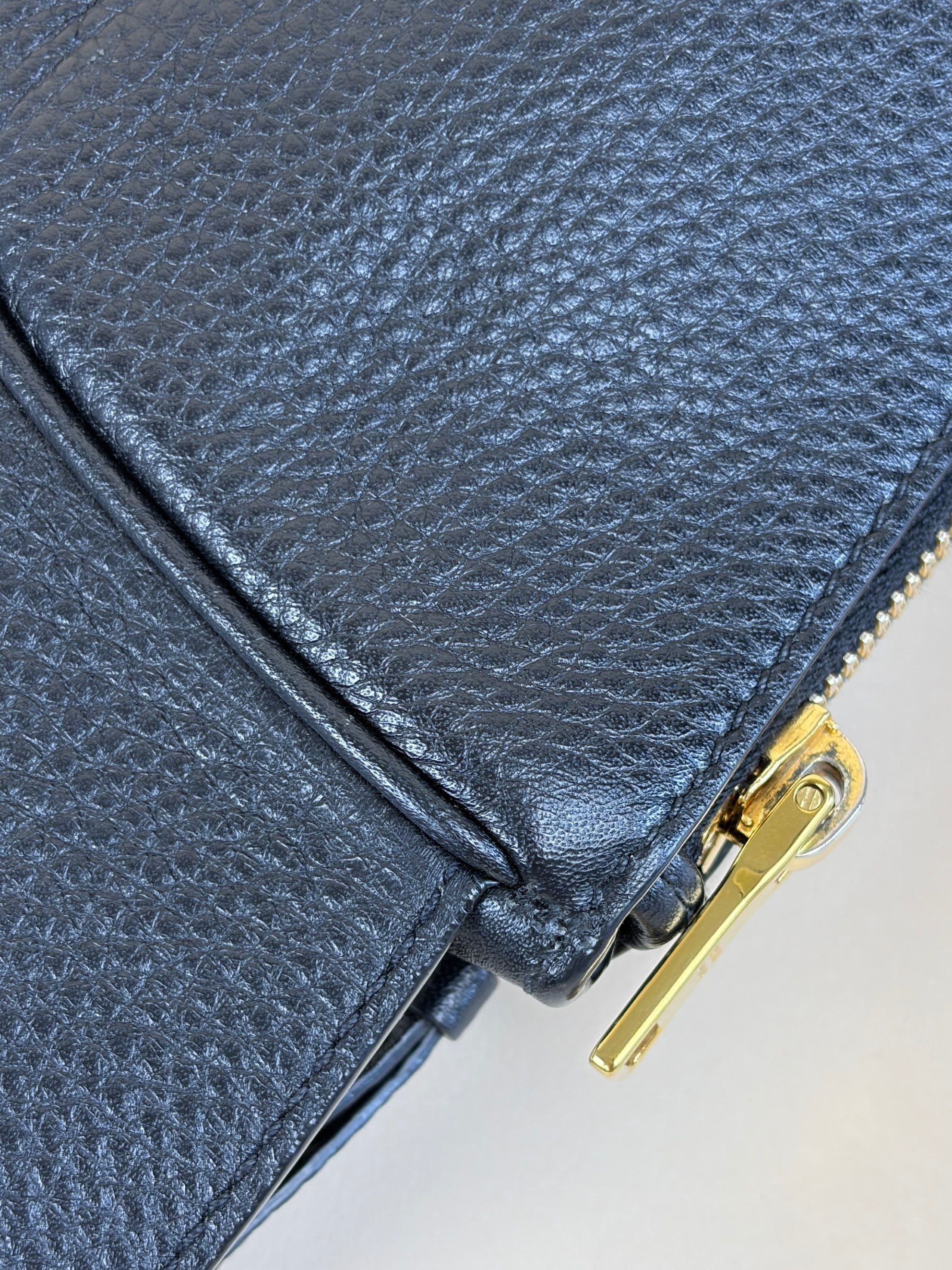 Prada black vitello danio leather belt bag