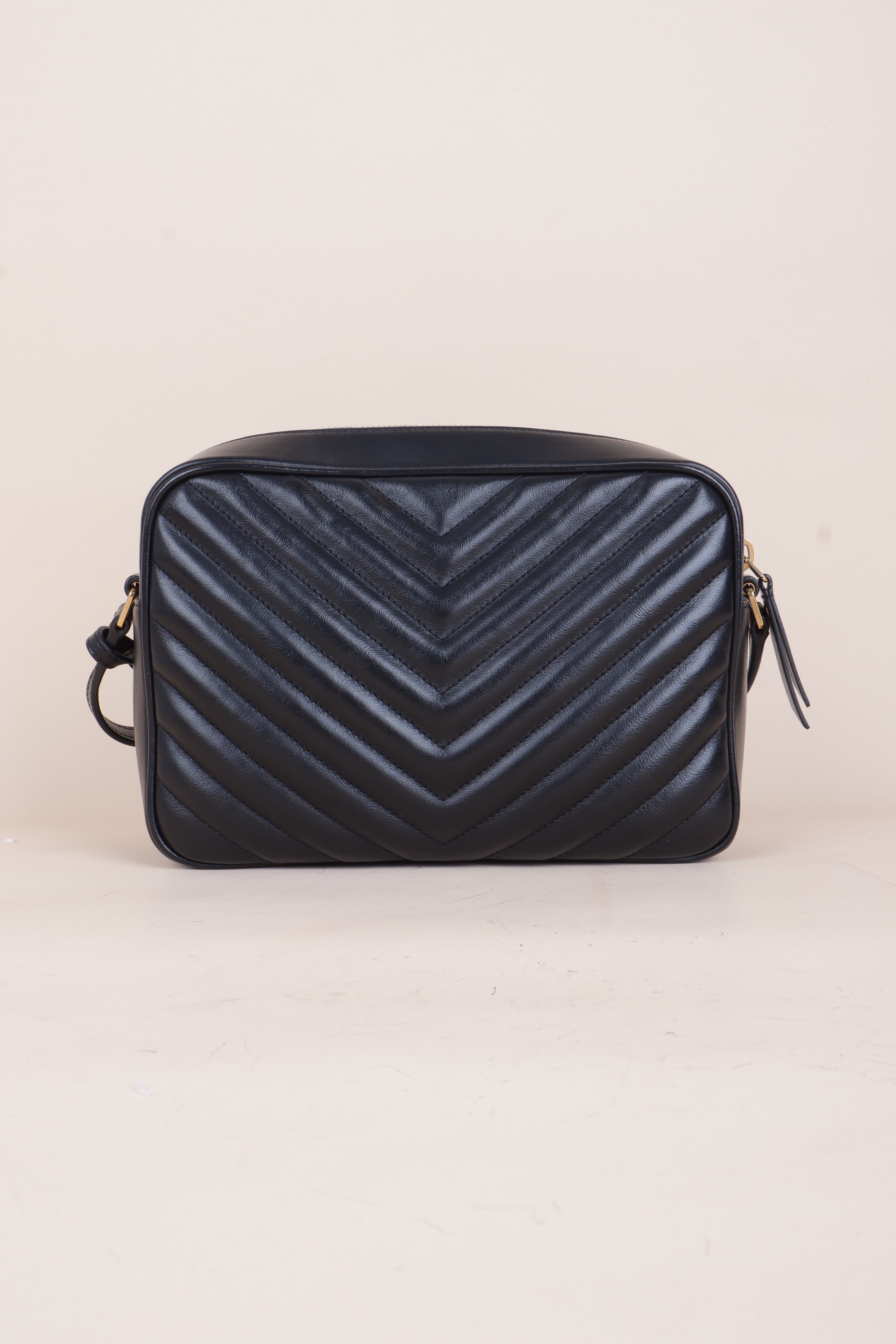 YSL BLACK LOU CAMERA BAG