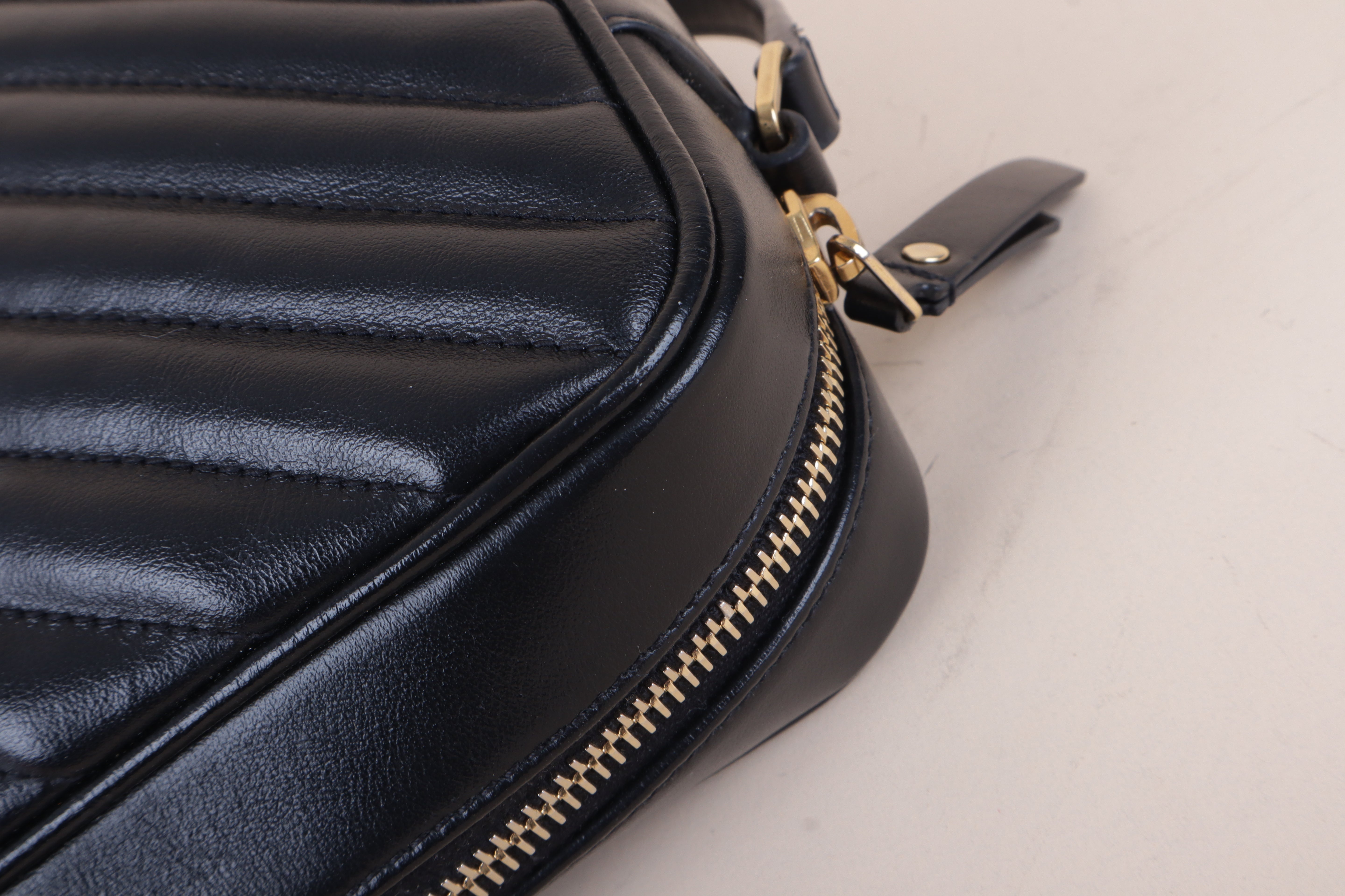 YSL BLACK LOU CAMERA BAG