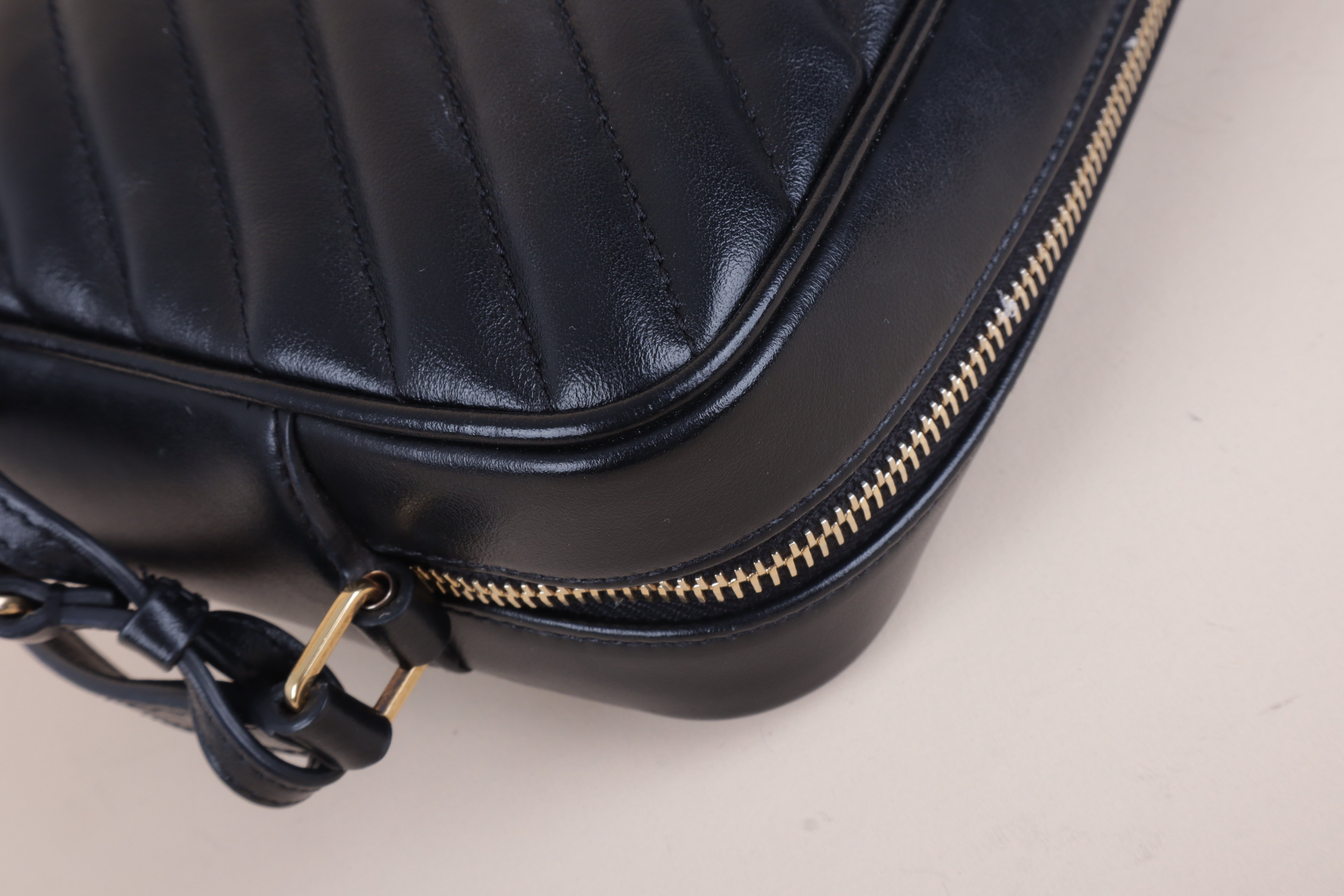 YSL BLACK LOU CAMERA BAG