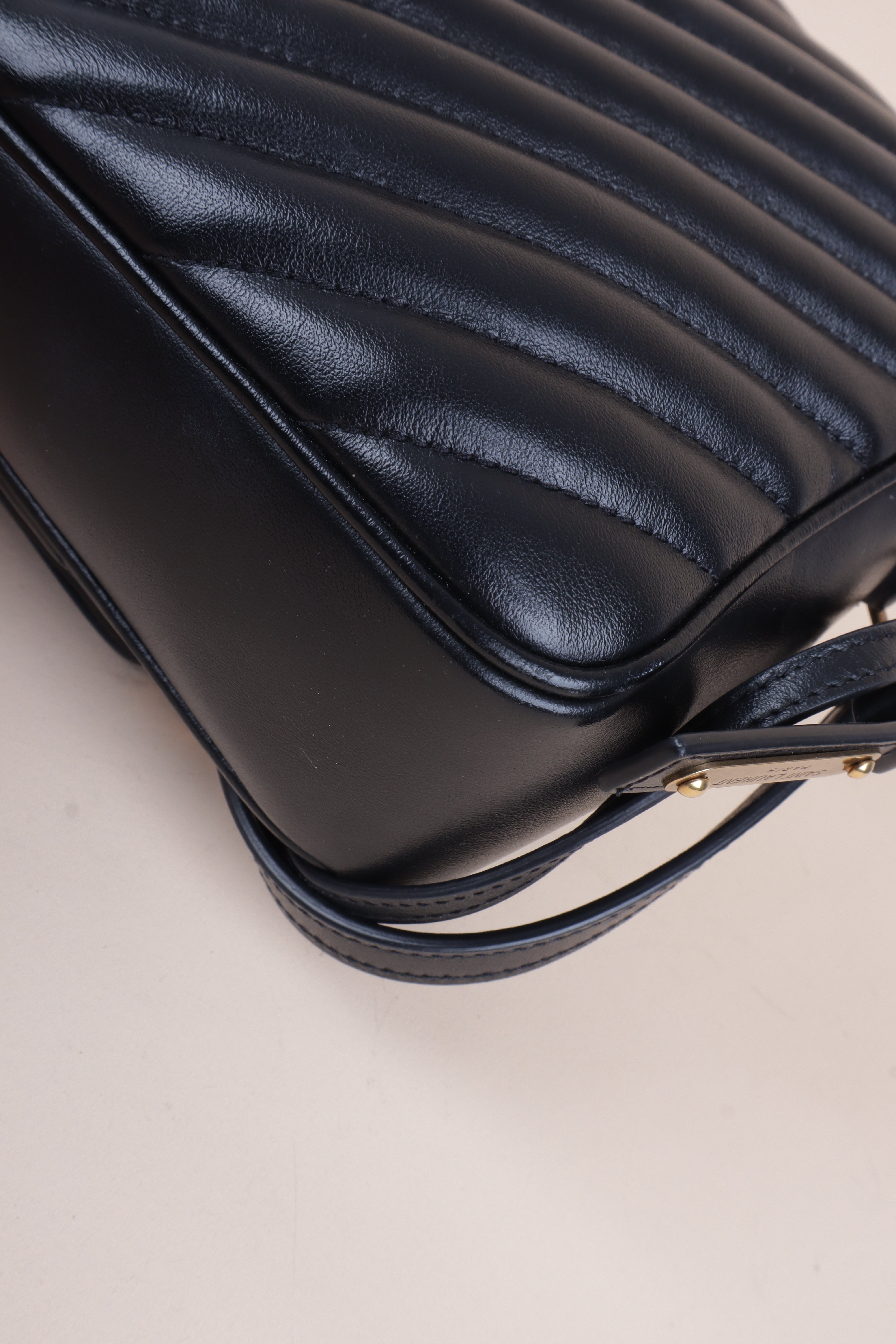 YSL BLACK LOU CAMERA BAG