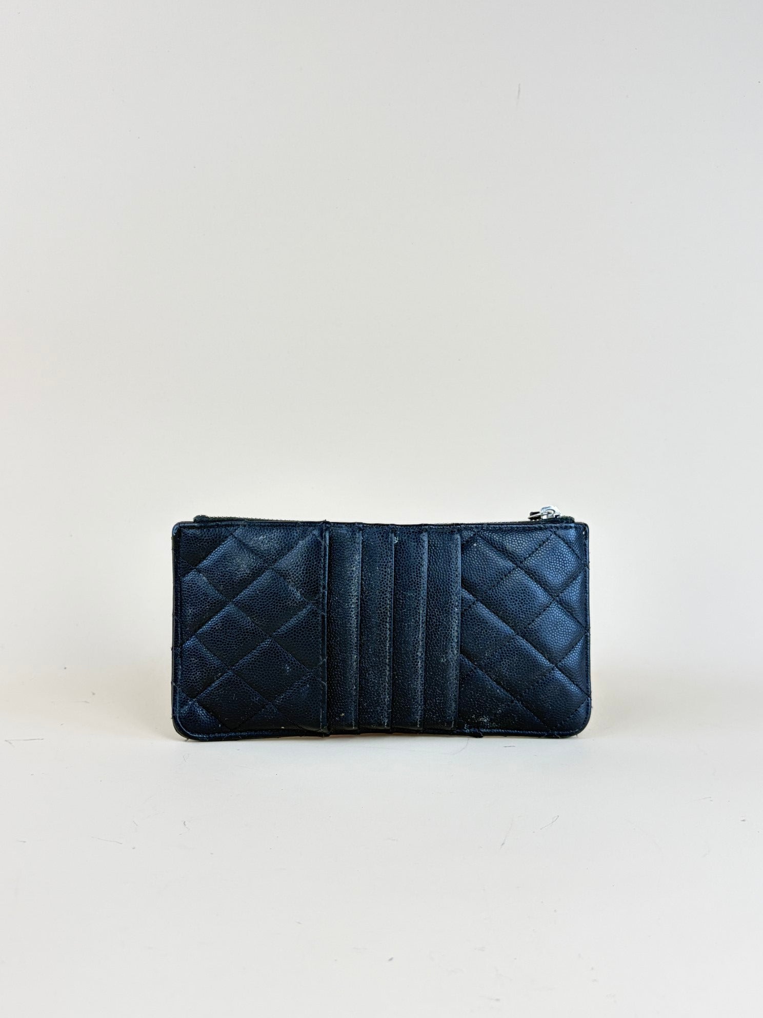 Chanel Black Classic Flap Pouch Wallet