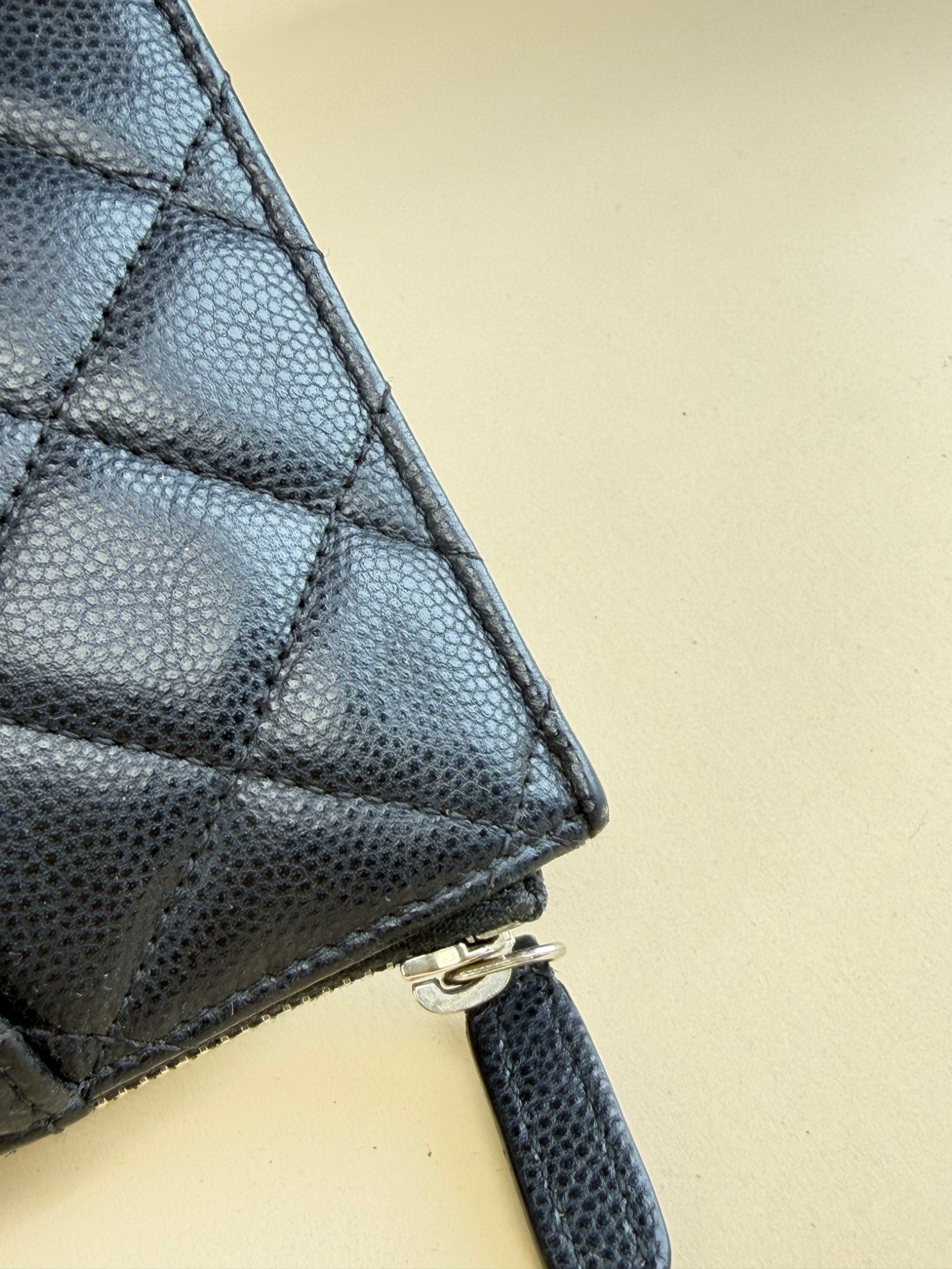 Chanel Black Classic Flap Pouch Wallet