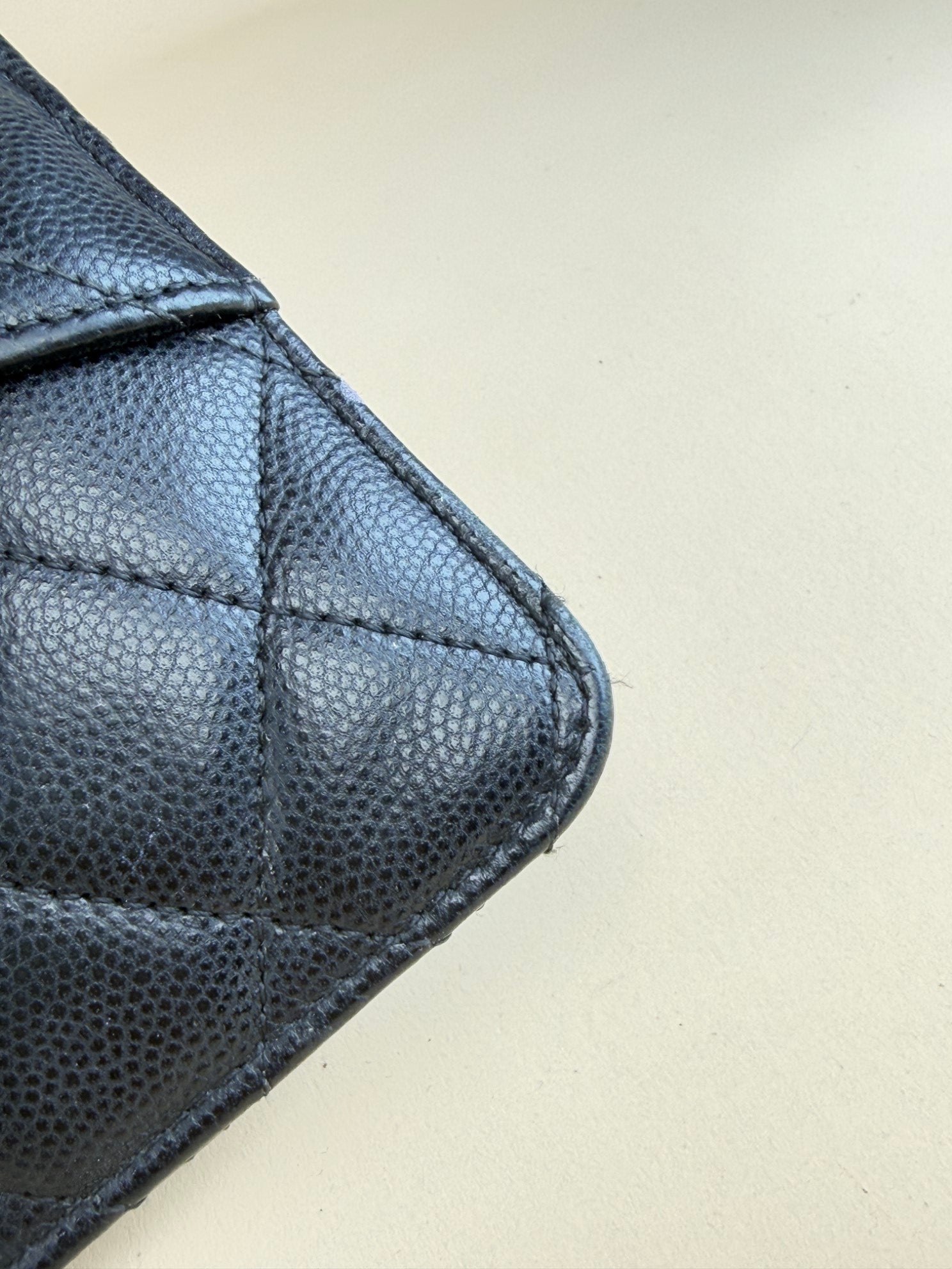 Chanel Black Classic Flap Pouch Wallet