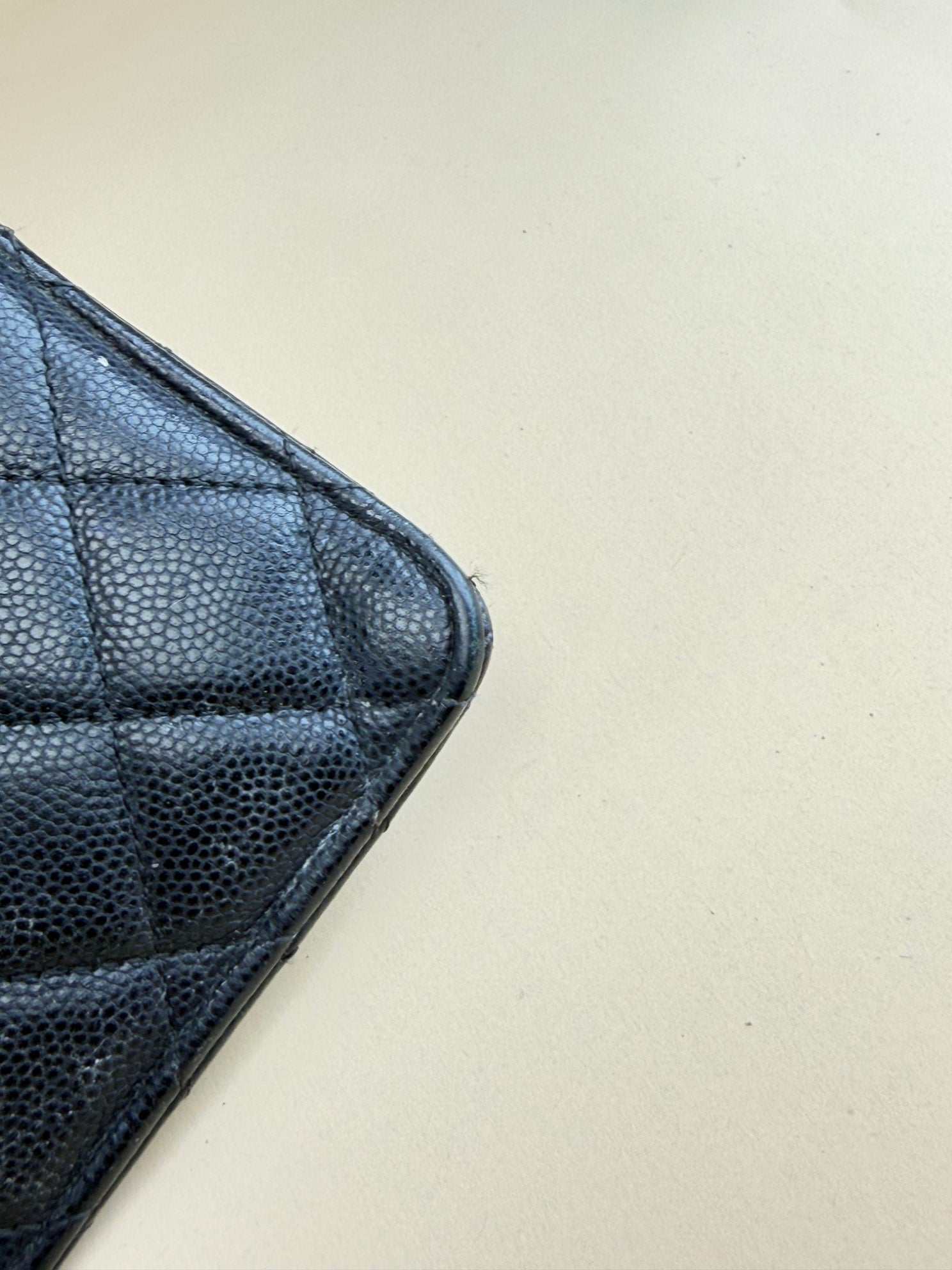 Chanel Black Classic Flap Pouch Wallet