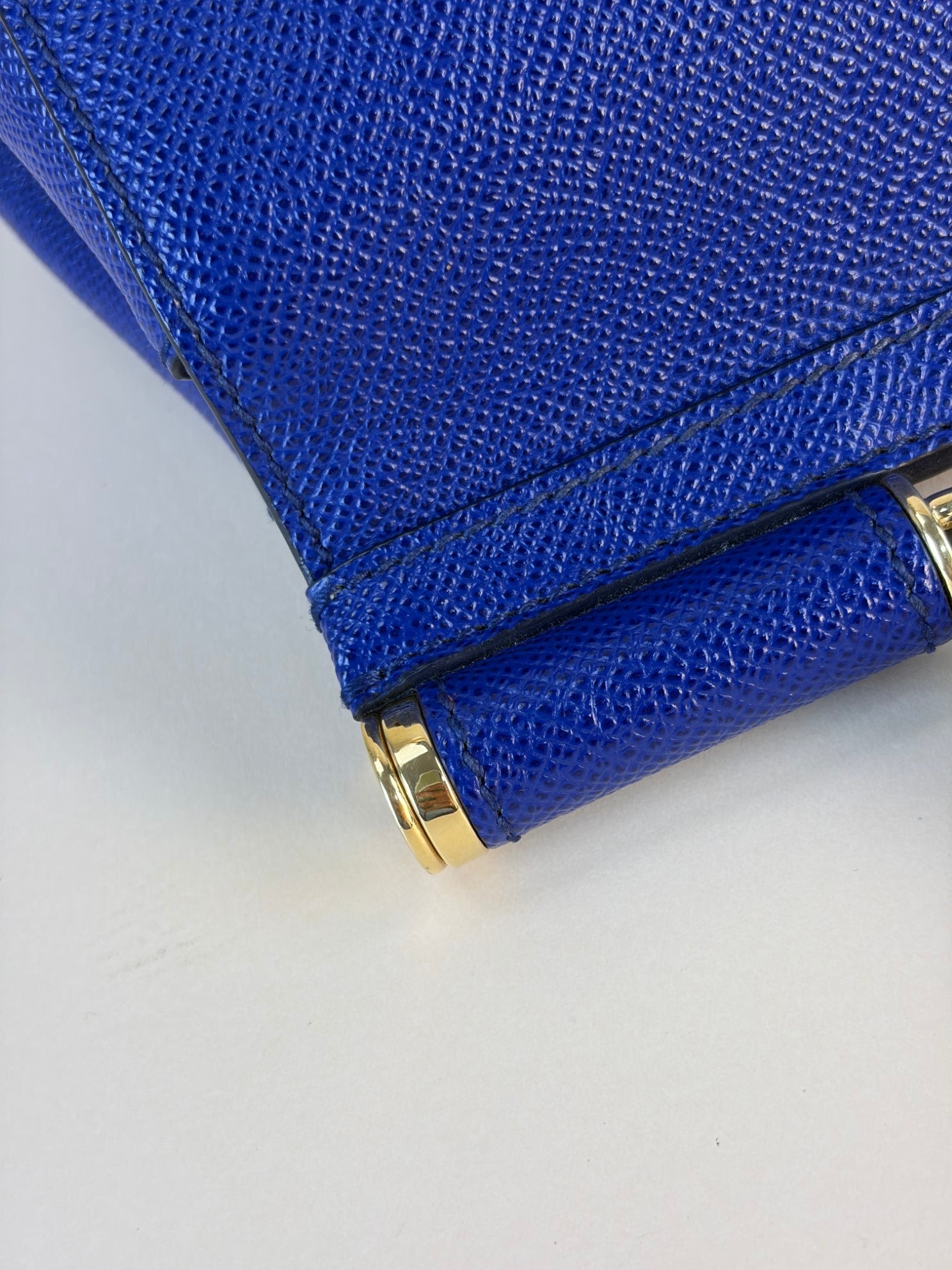 Dolce & Gabbana blue Sicily Dauphine large Bag
