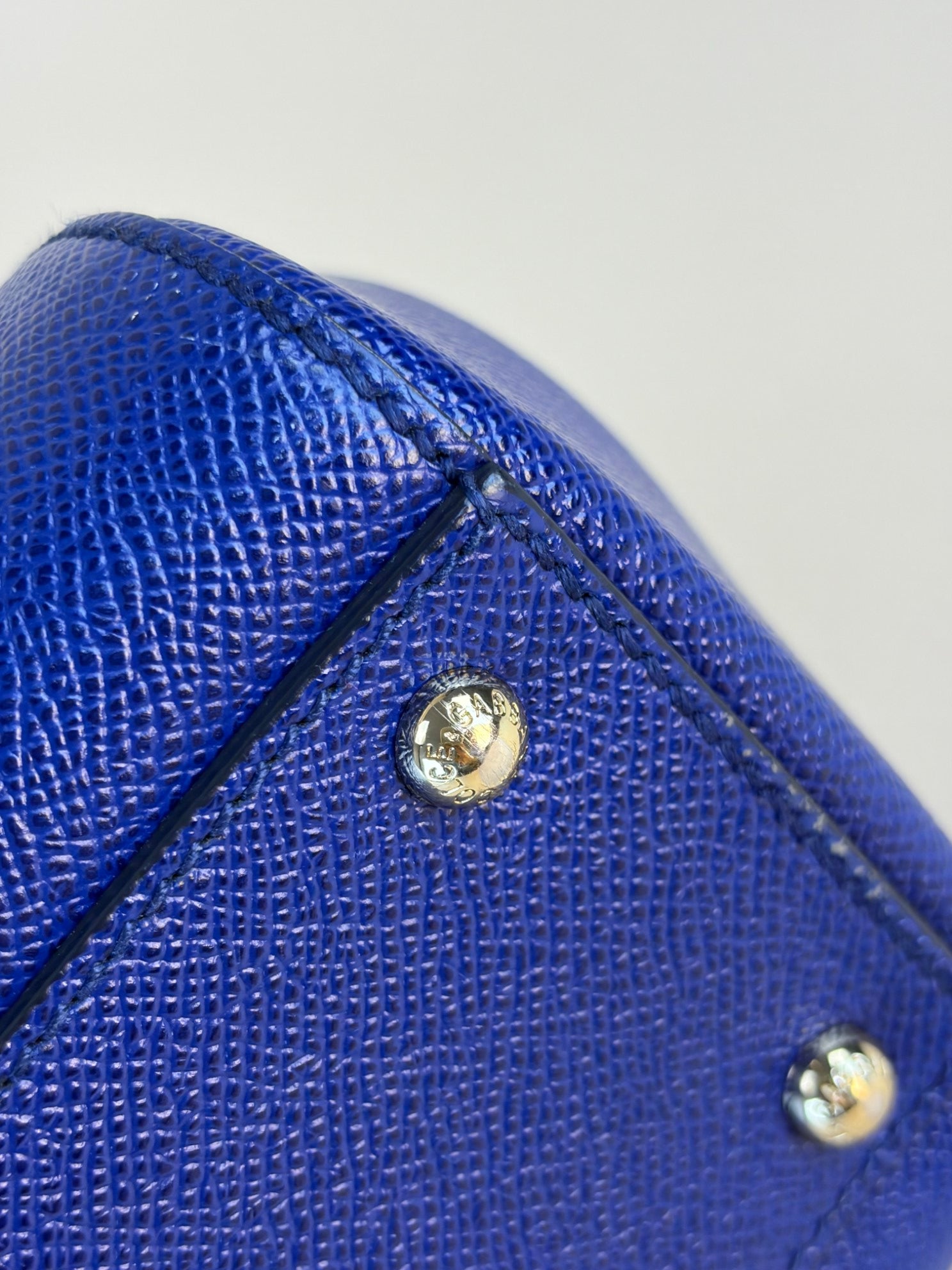 Dolce & Gabbana blue Sicily Dauphine large Bag