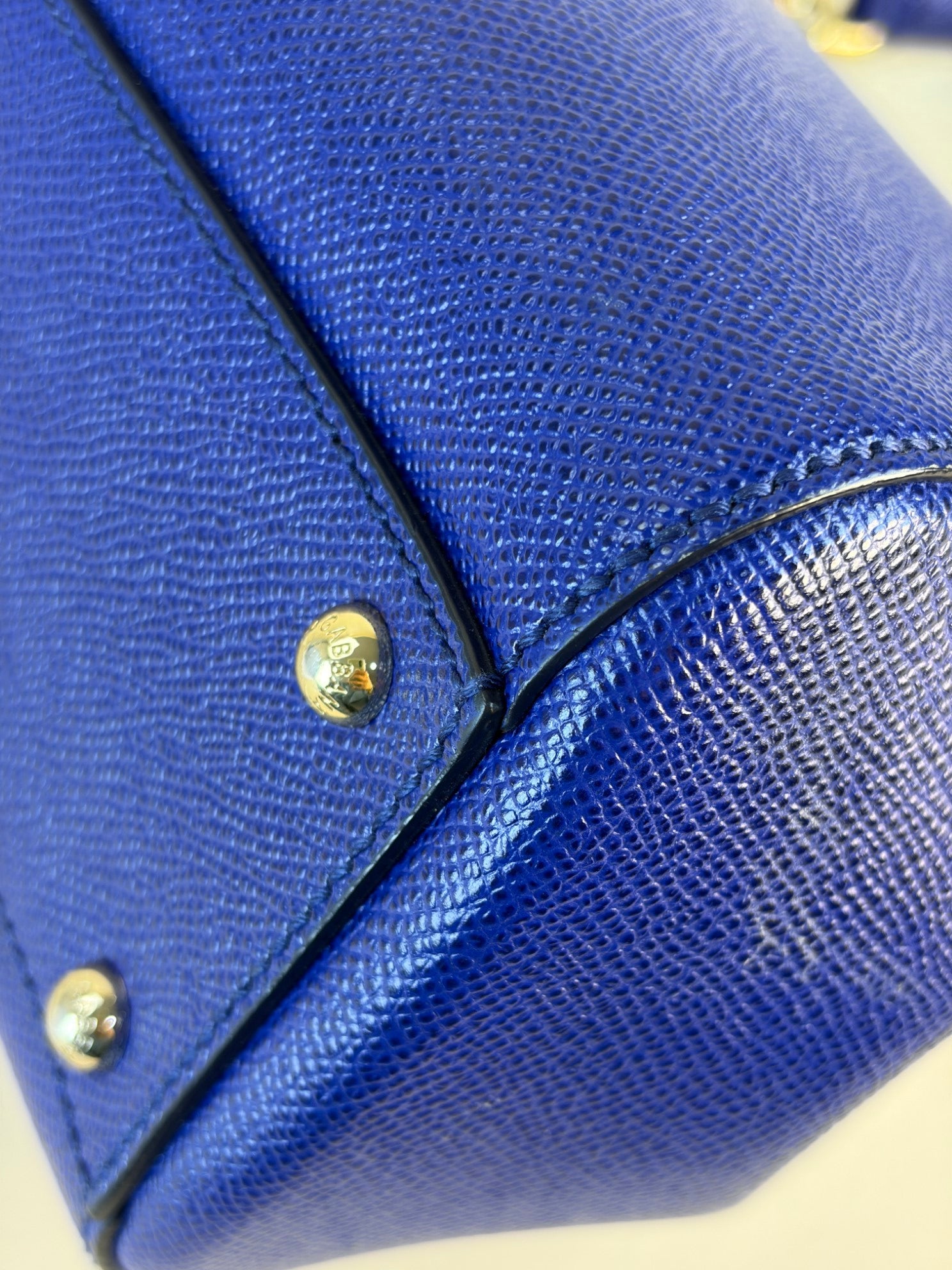 Dolce & Gabbana blue Sicily Dauphine large Bag