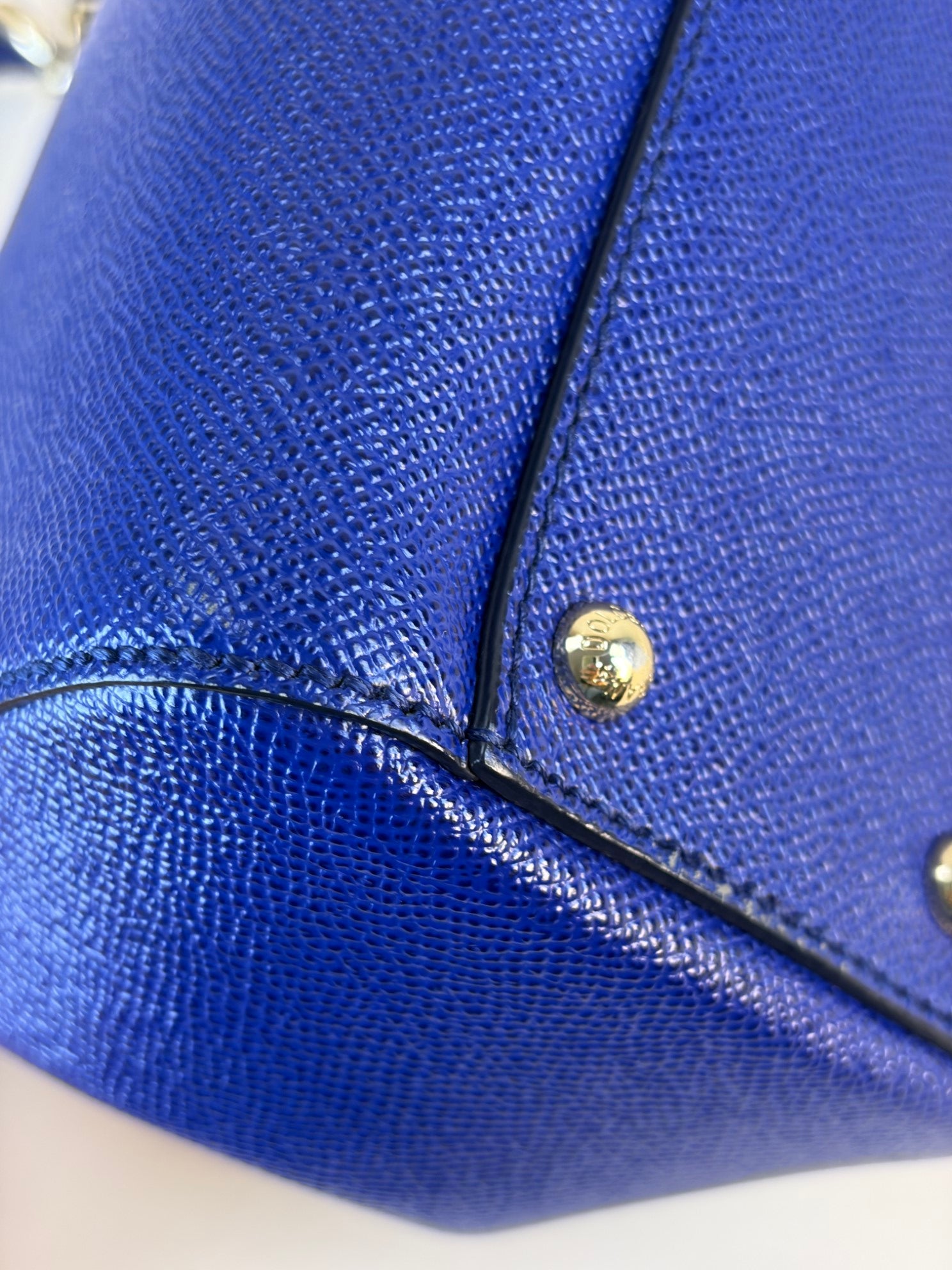 Dolce & Gabbana blue Sicily Dauphine large Bag