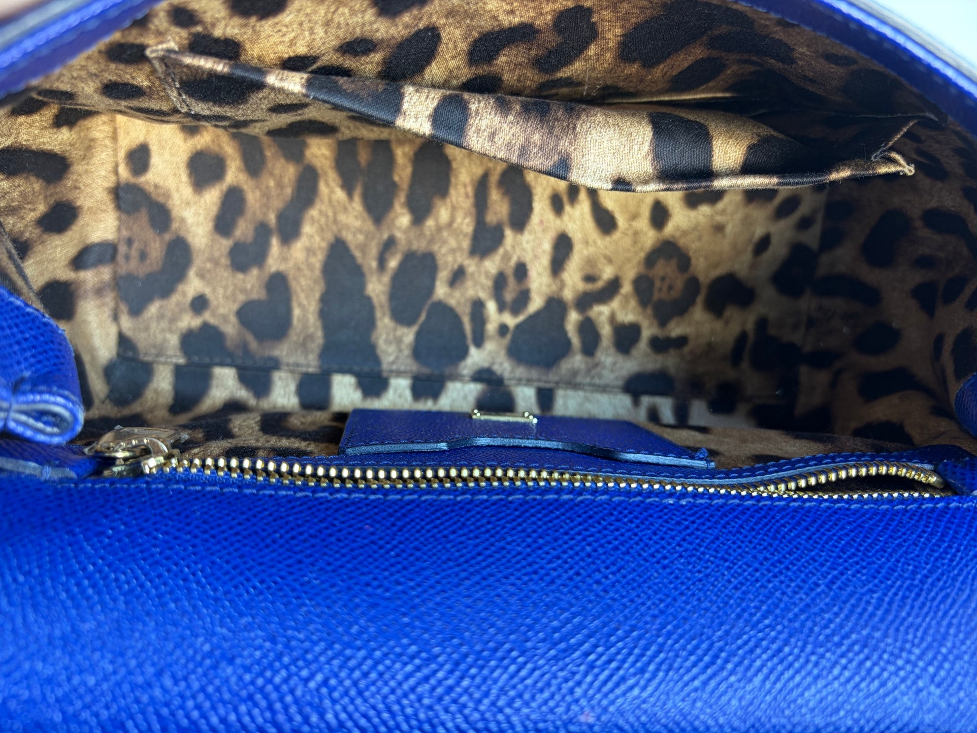 Dolce & Gabbana blue Sicily Dauphine large Bag