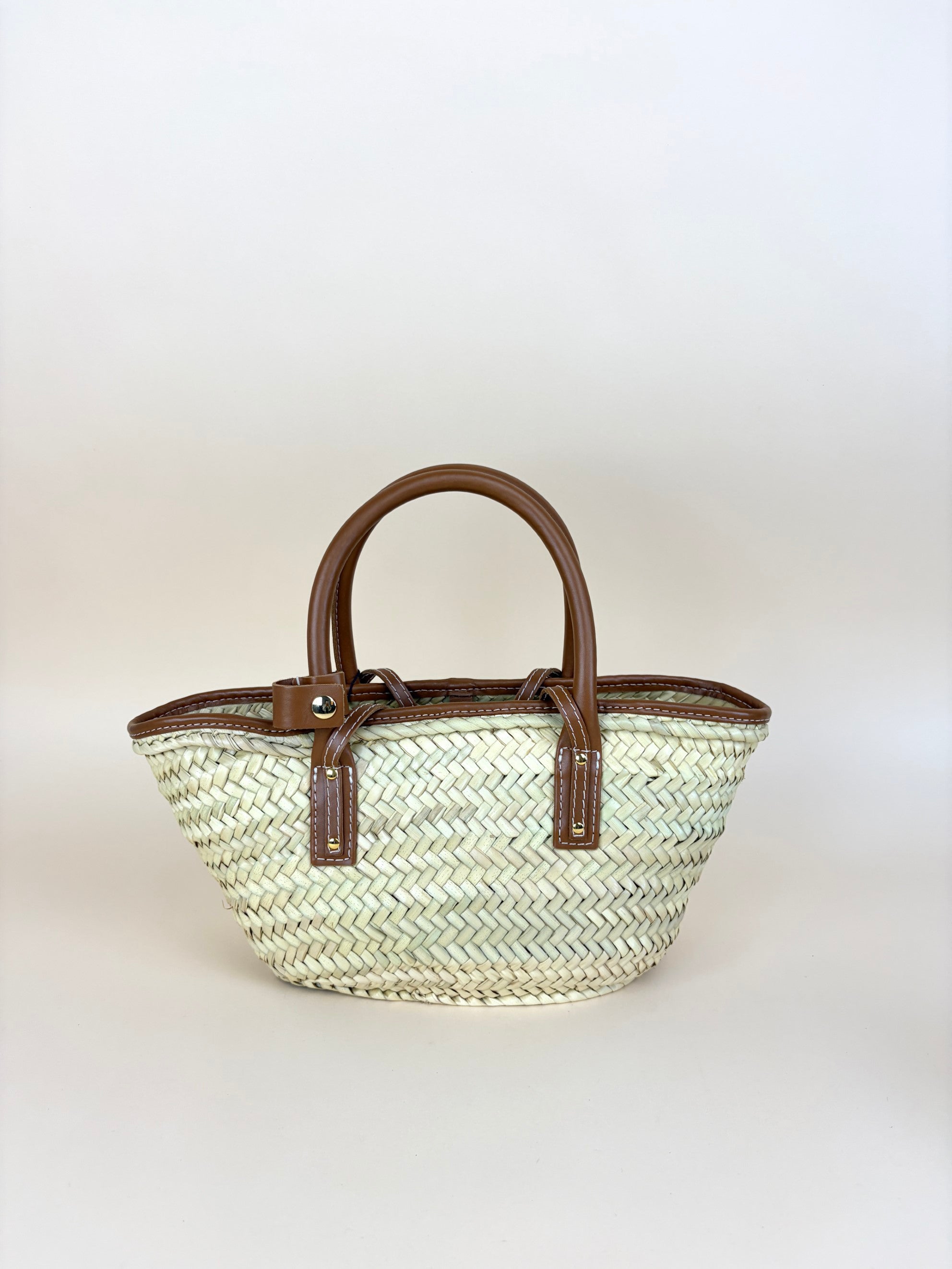 Jacquemus Light Brown The Small Soli Raphia Beach Basket Bag