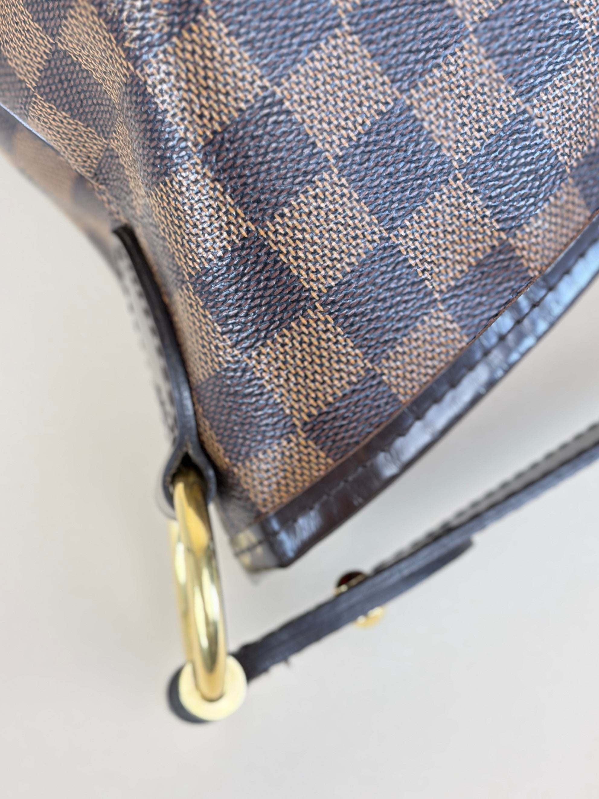 Louis Vuitton Damier Ebene Delightful MM Shoulder Bag