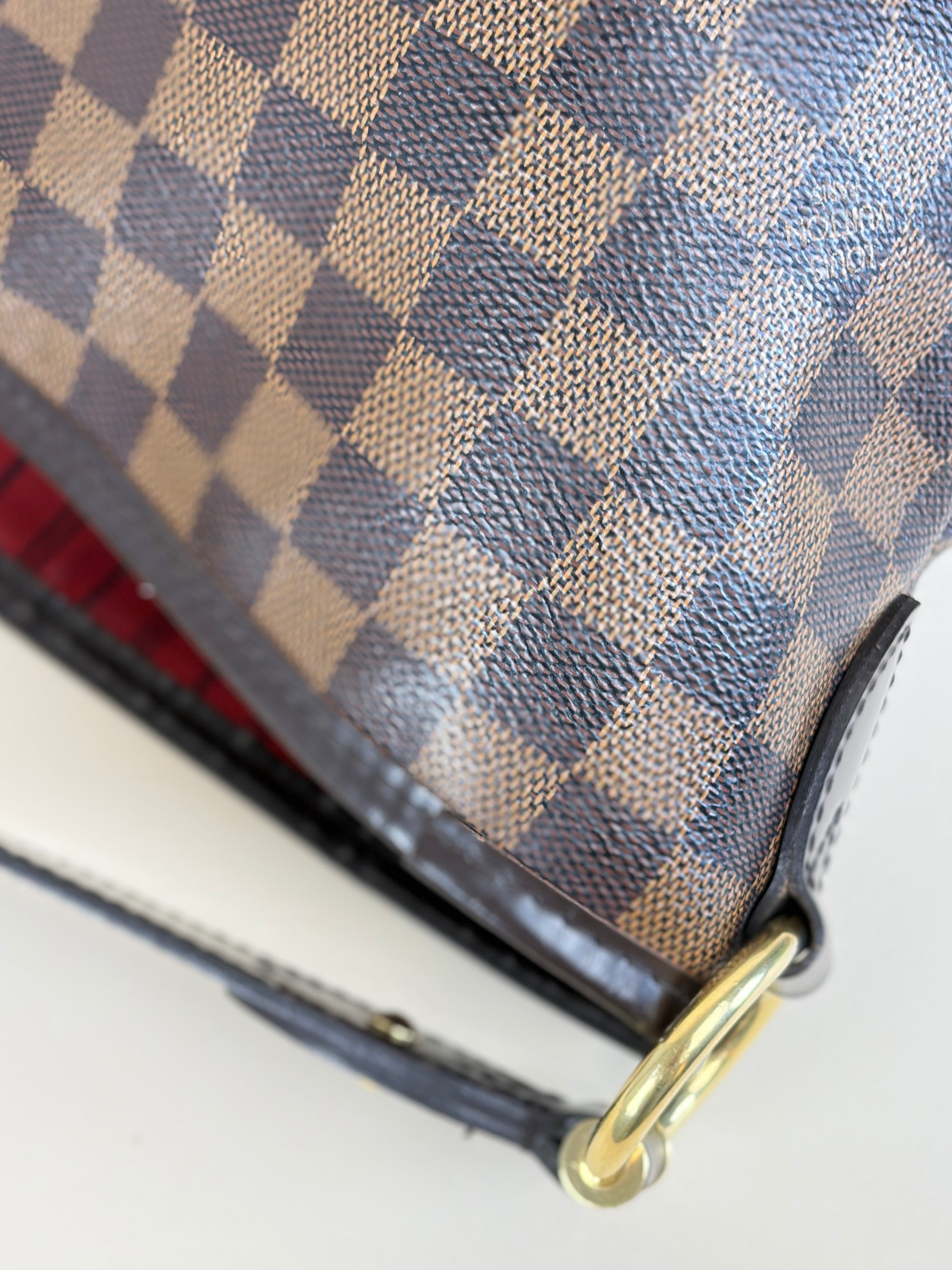 Louis Vuitton Damier Ebene Delightful MM Shoulder Bag