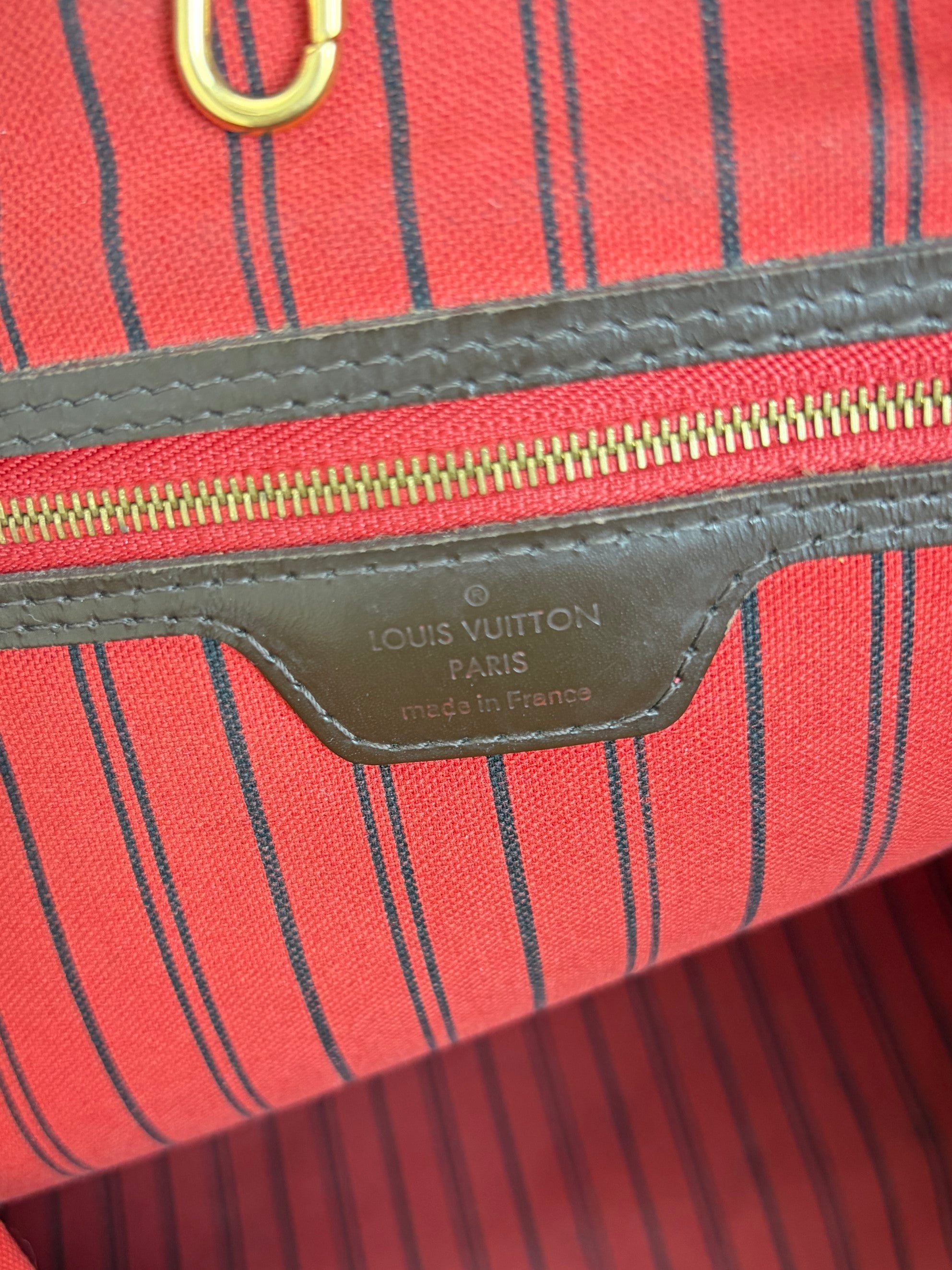 Louis Vuitton Damier Ebene Delightful MM Shoulder Bag