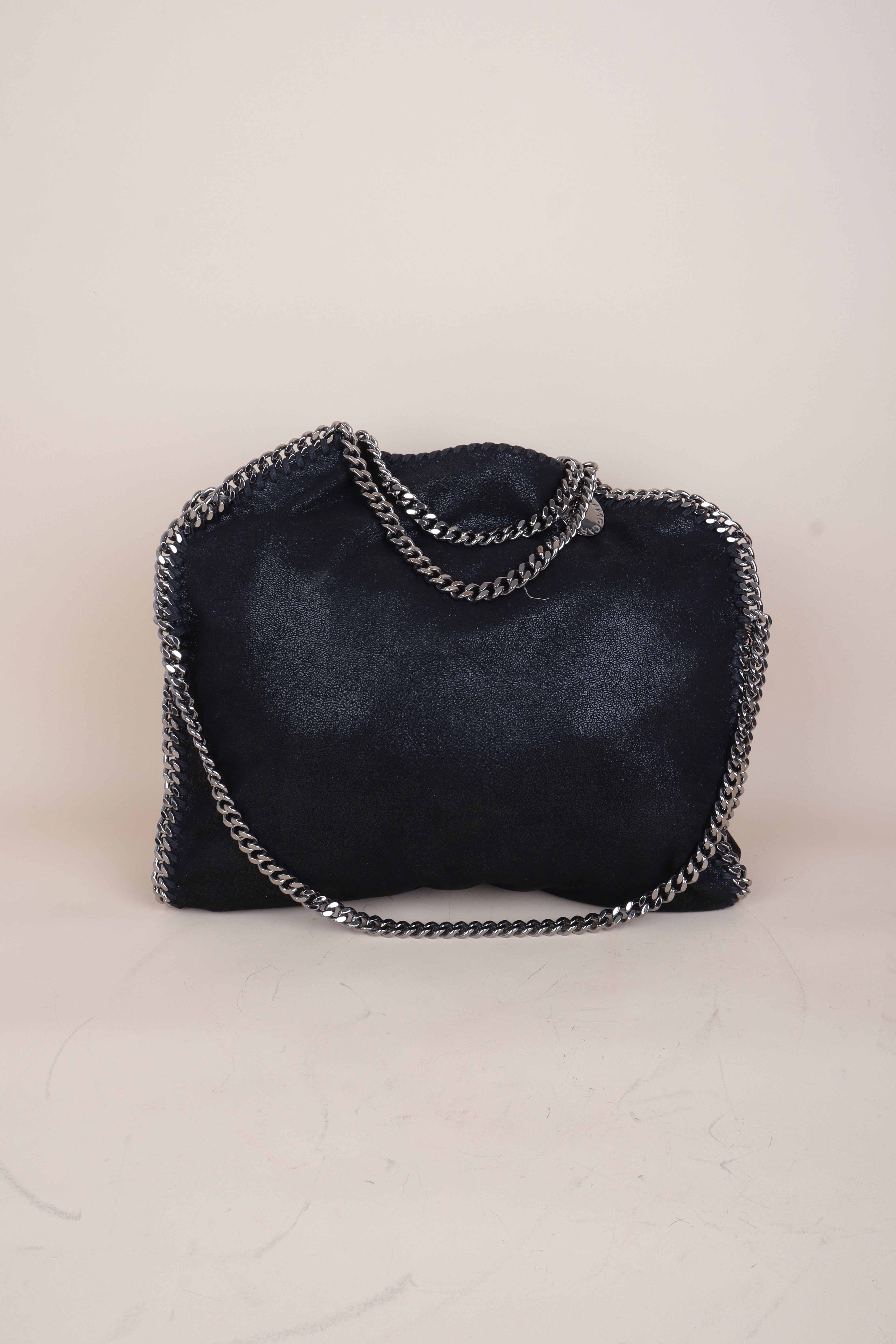 STELLA McCartney black Falabella Fold Over Bag