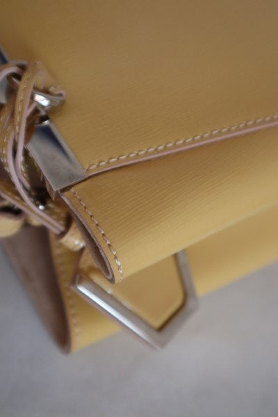 Fendi Yellow 2 Jours Petit Tote Bag