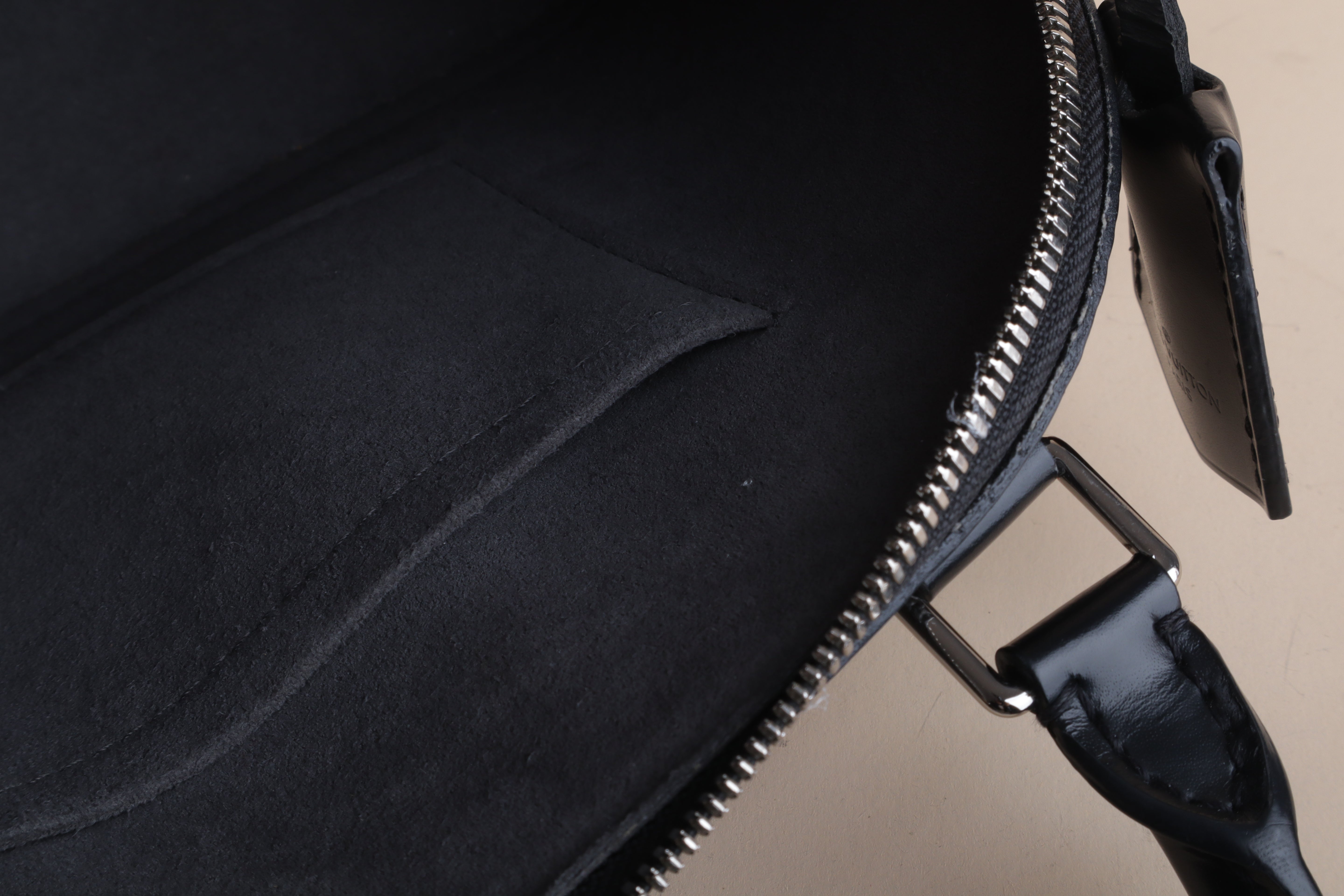Louis Vuitton Coquelicot black Alma BB Bag