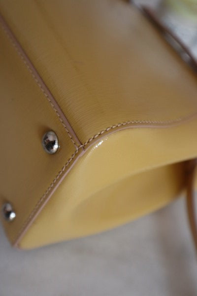 Fendi Yellow 2 Jours Petit Tote Bag