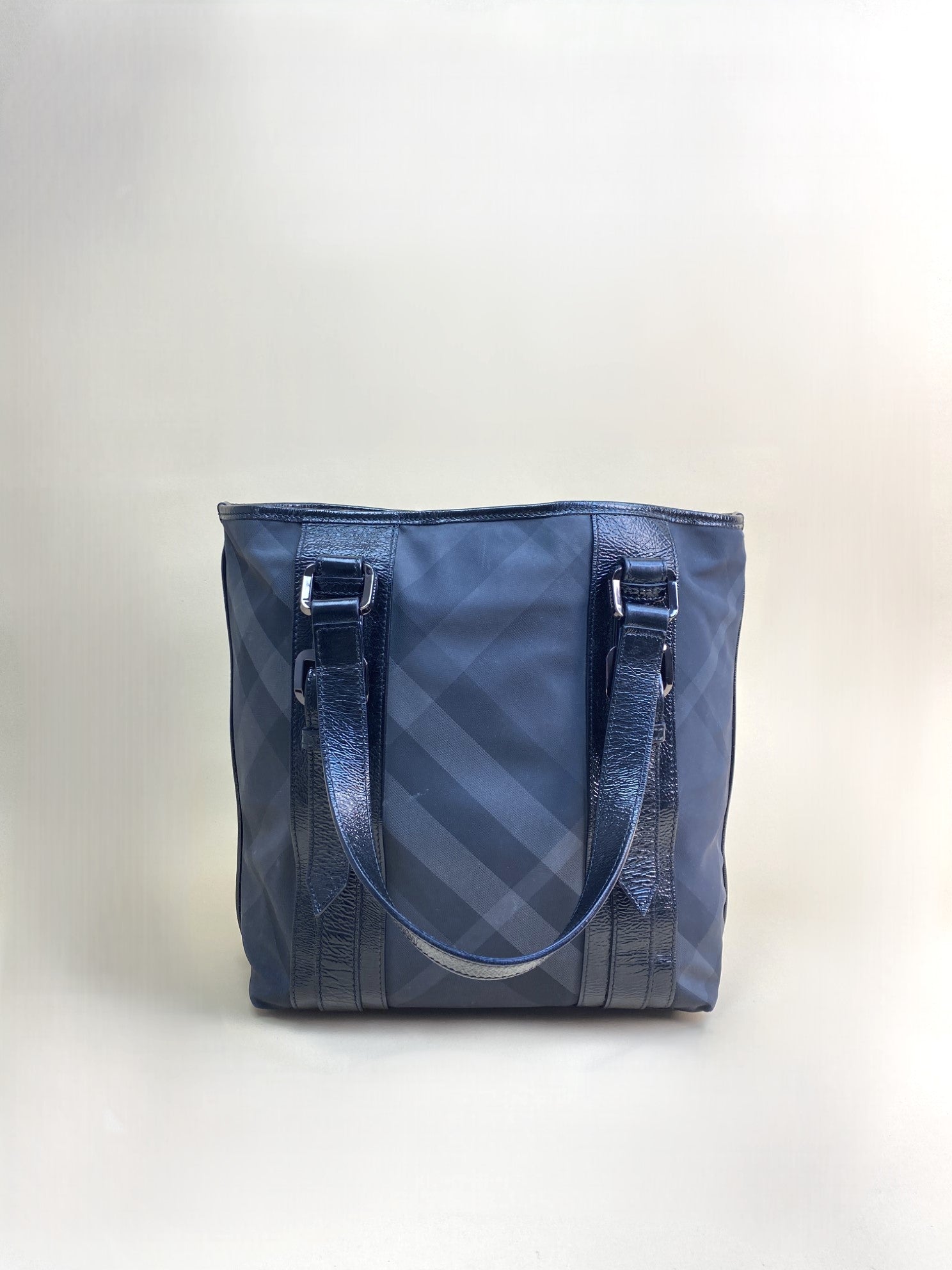 Burberry Nylon Victoria black nova Check Tote Bag-shoulder bag-Burberry-The Closet Egypt