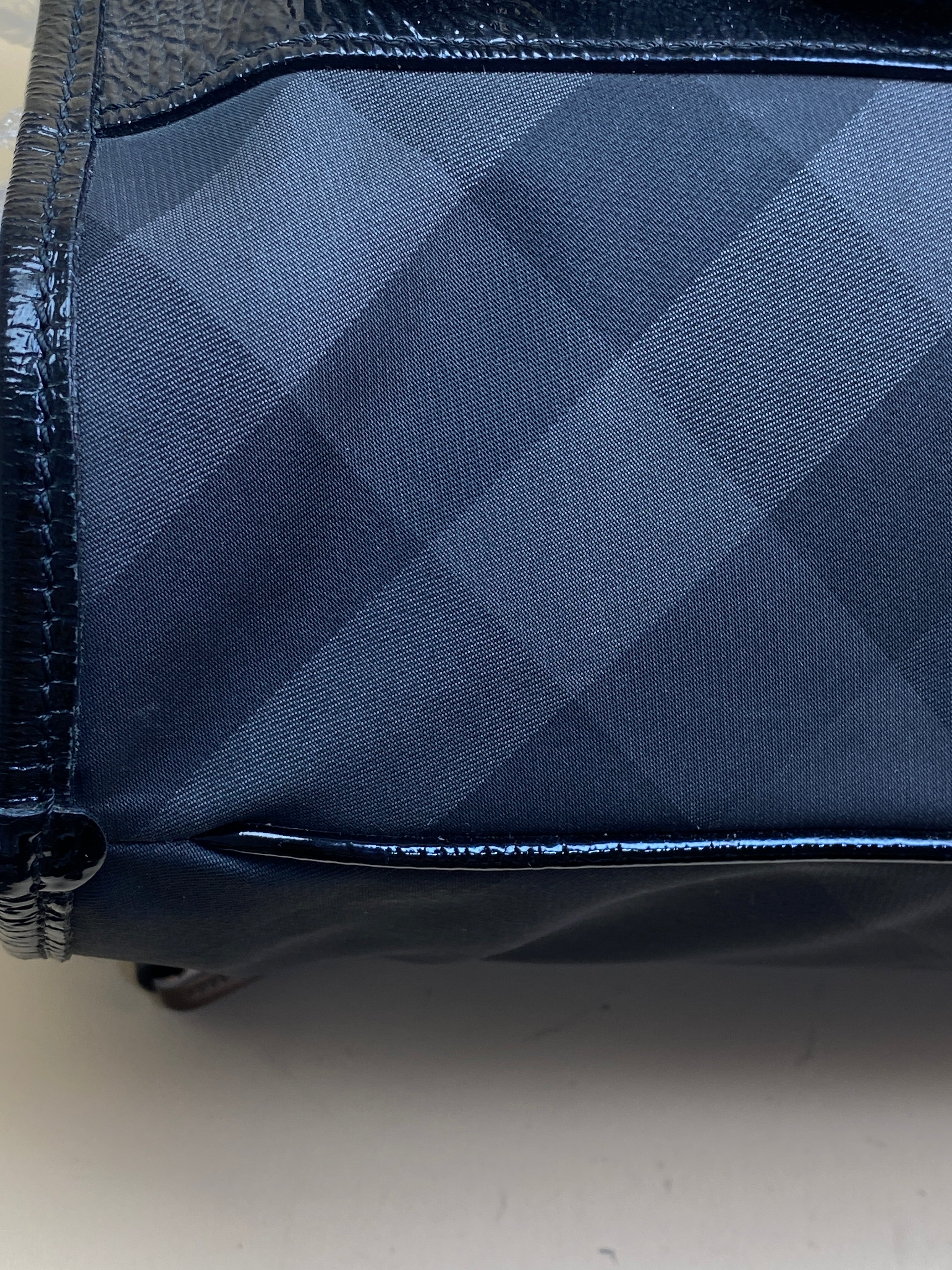 Burberry Nylon Victoria black nova Check Tote Bag-shoulder bag-Burberry-The Closet Egypt