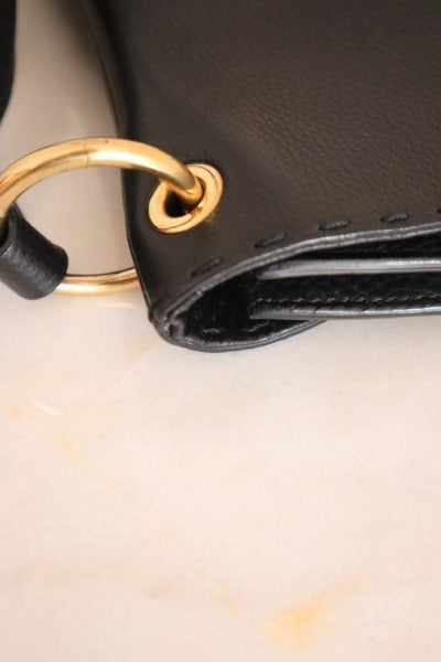 Gucci Black GG Marmont Cellarius Feline Flap Bag