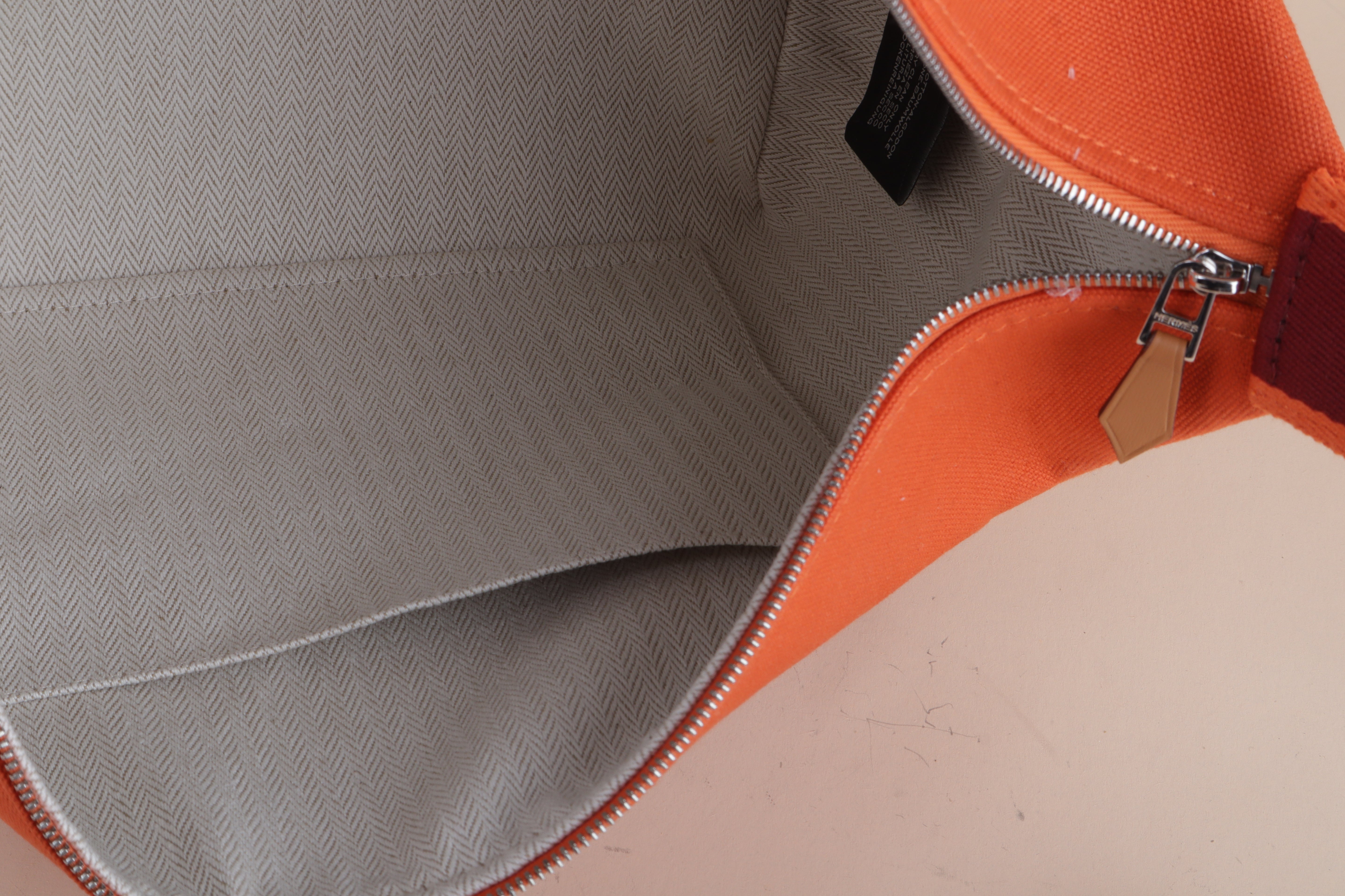 Hermes orange Bride a Brac Large Case