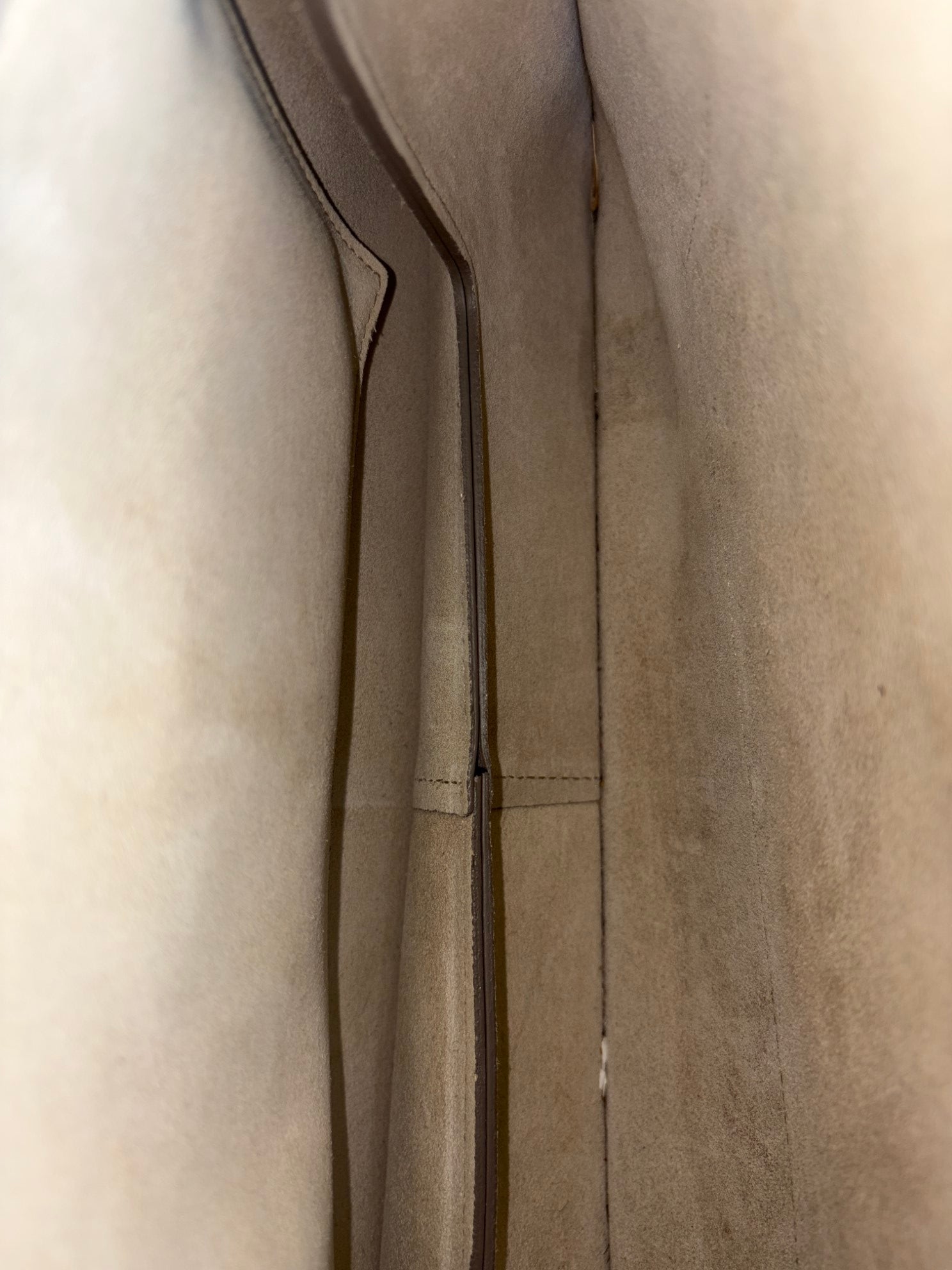 Chloe grey Faye calfskin suede medium shoulder bag