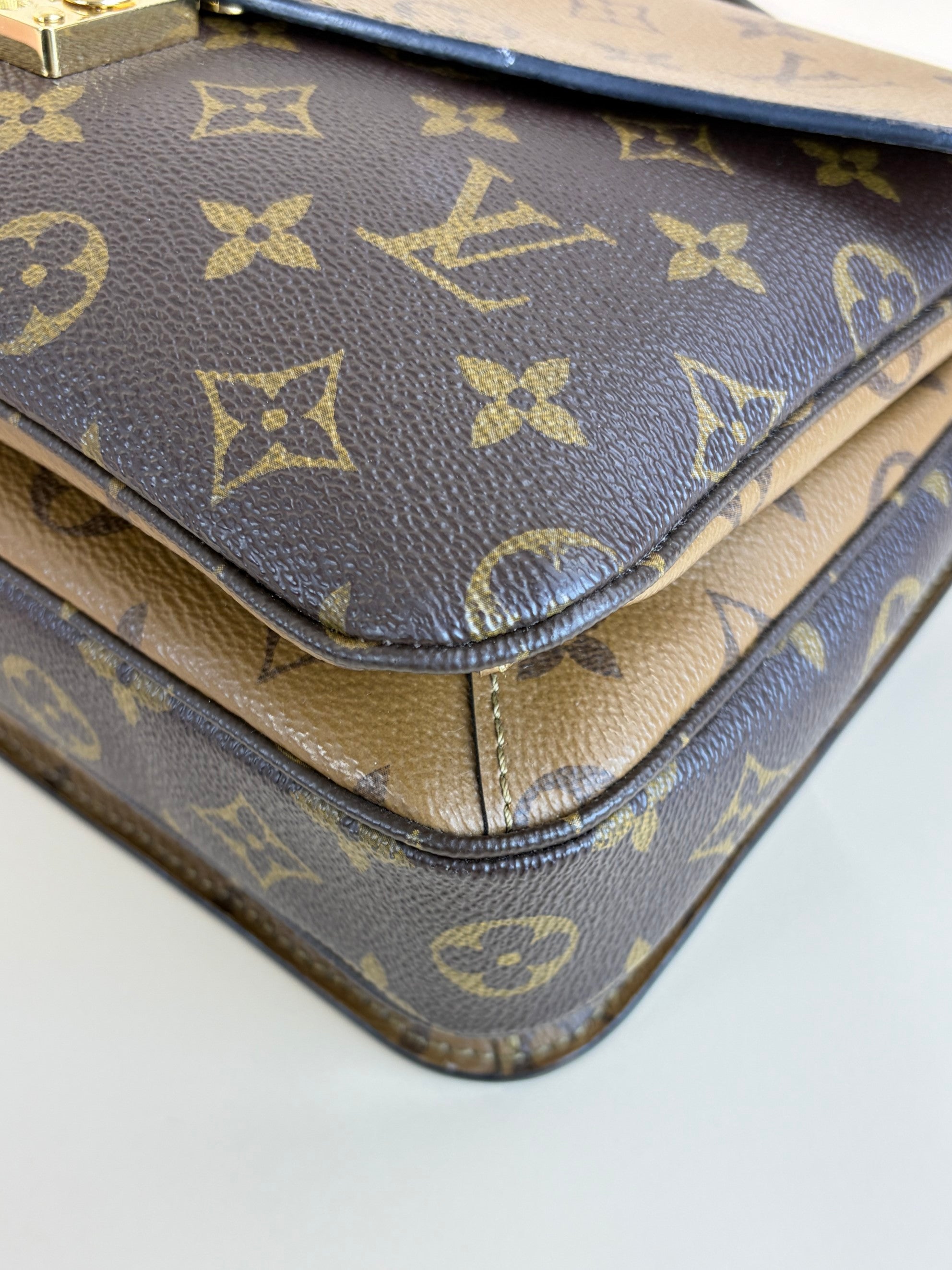 Louis Vuitton Monogram reverse canvas pochette Metis