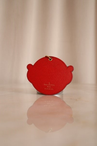 Louis Vuitton Monogram Animal Faces Bird Bag Charm