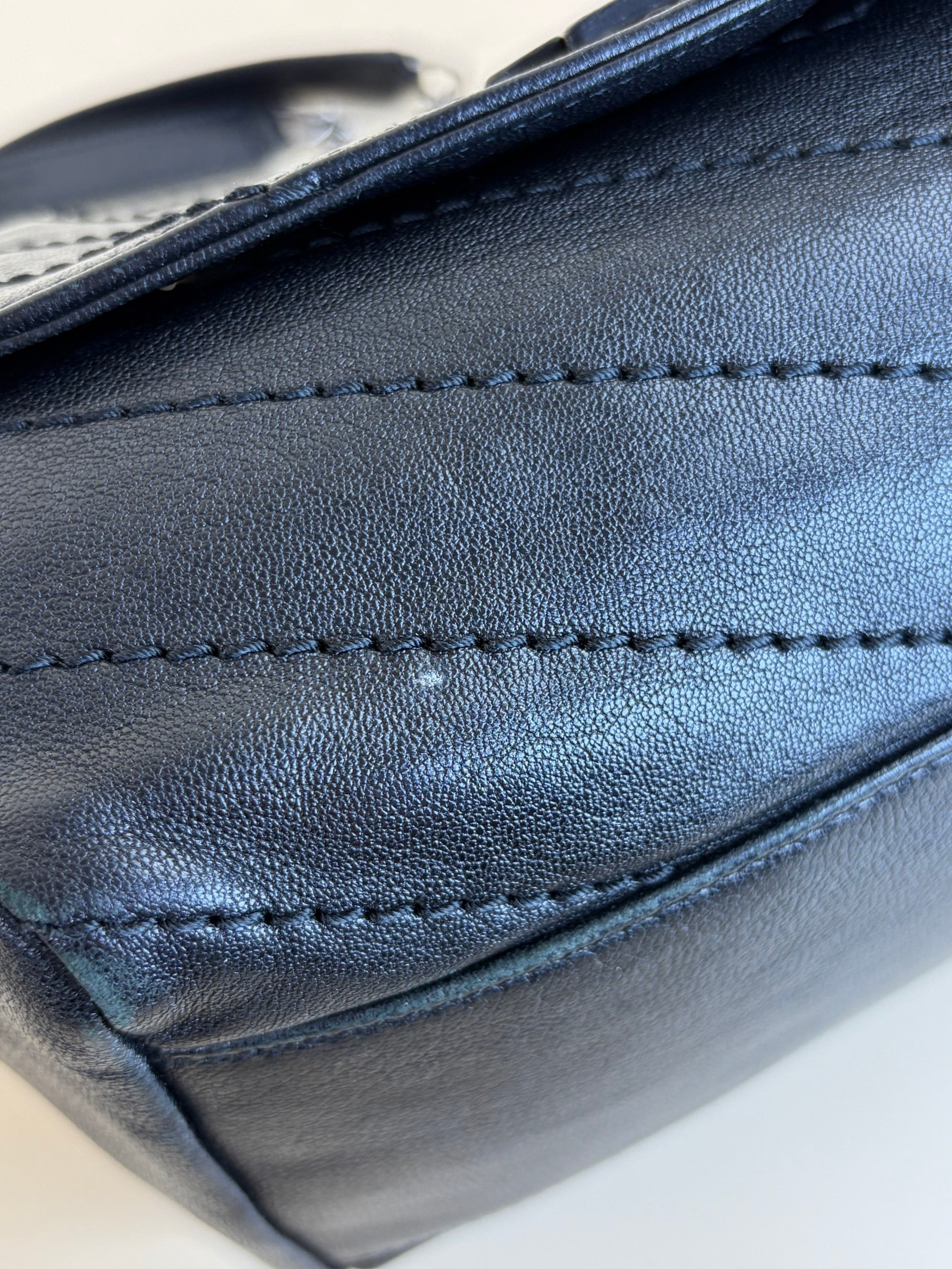 YSL Black lambskin Nolita small
