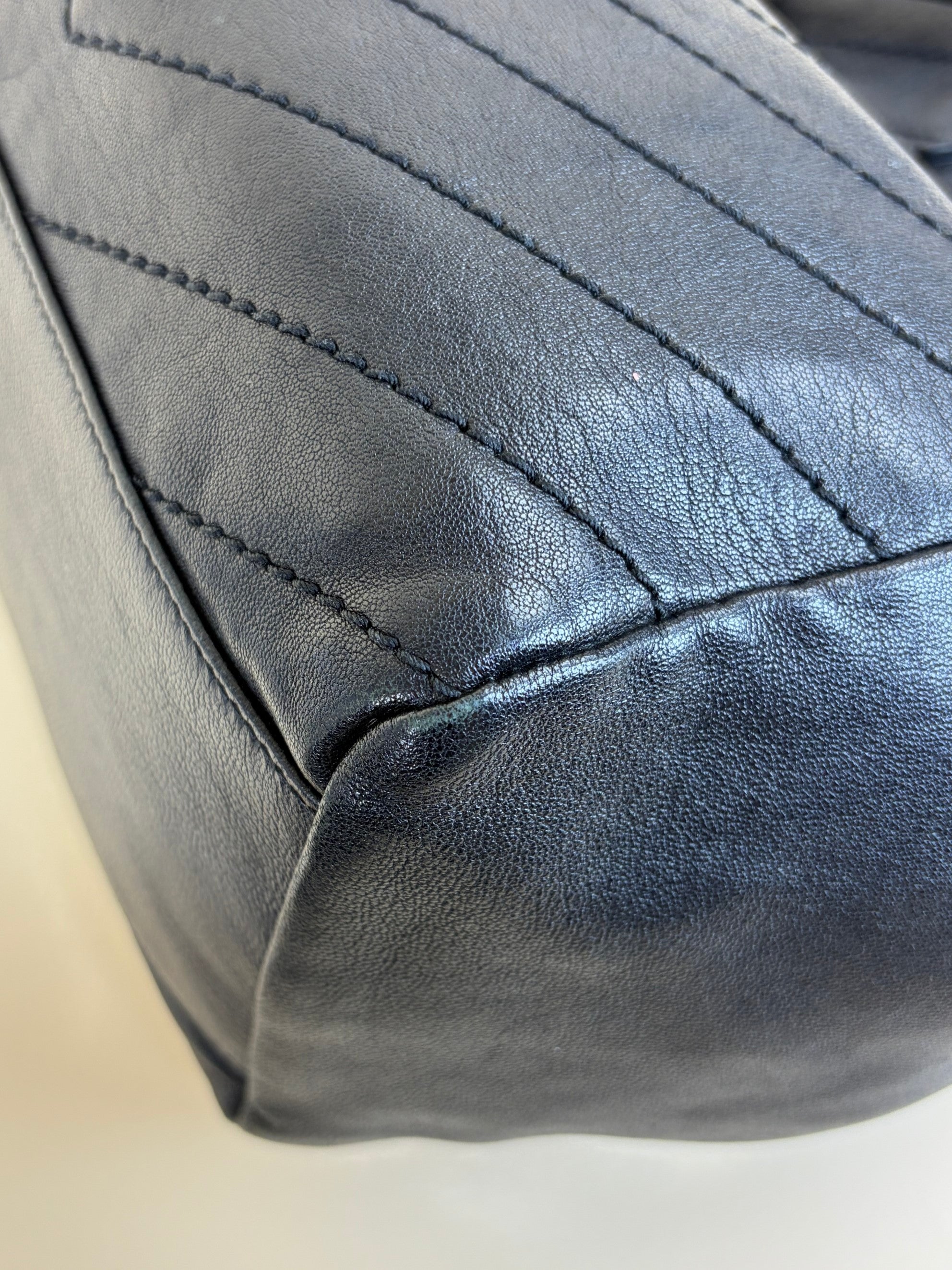 YSL Black lambskin Nolita small