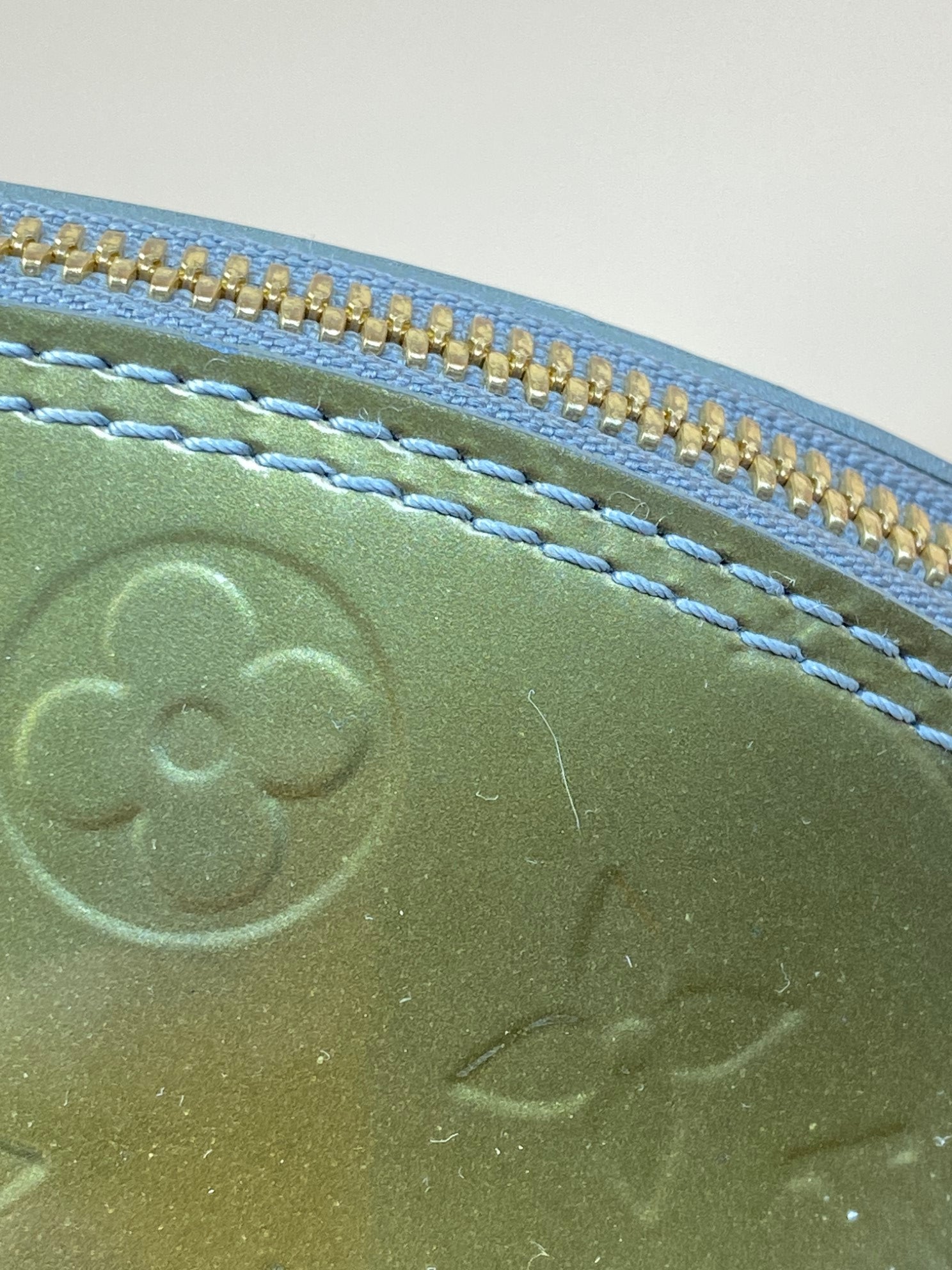 Louis Vuitton olive Monogram Vernis Alma gm Bag