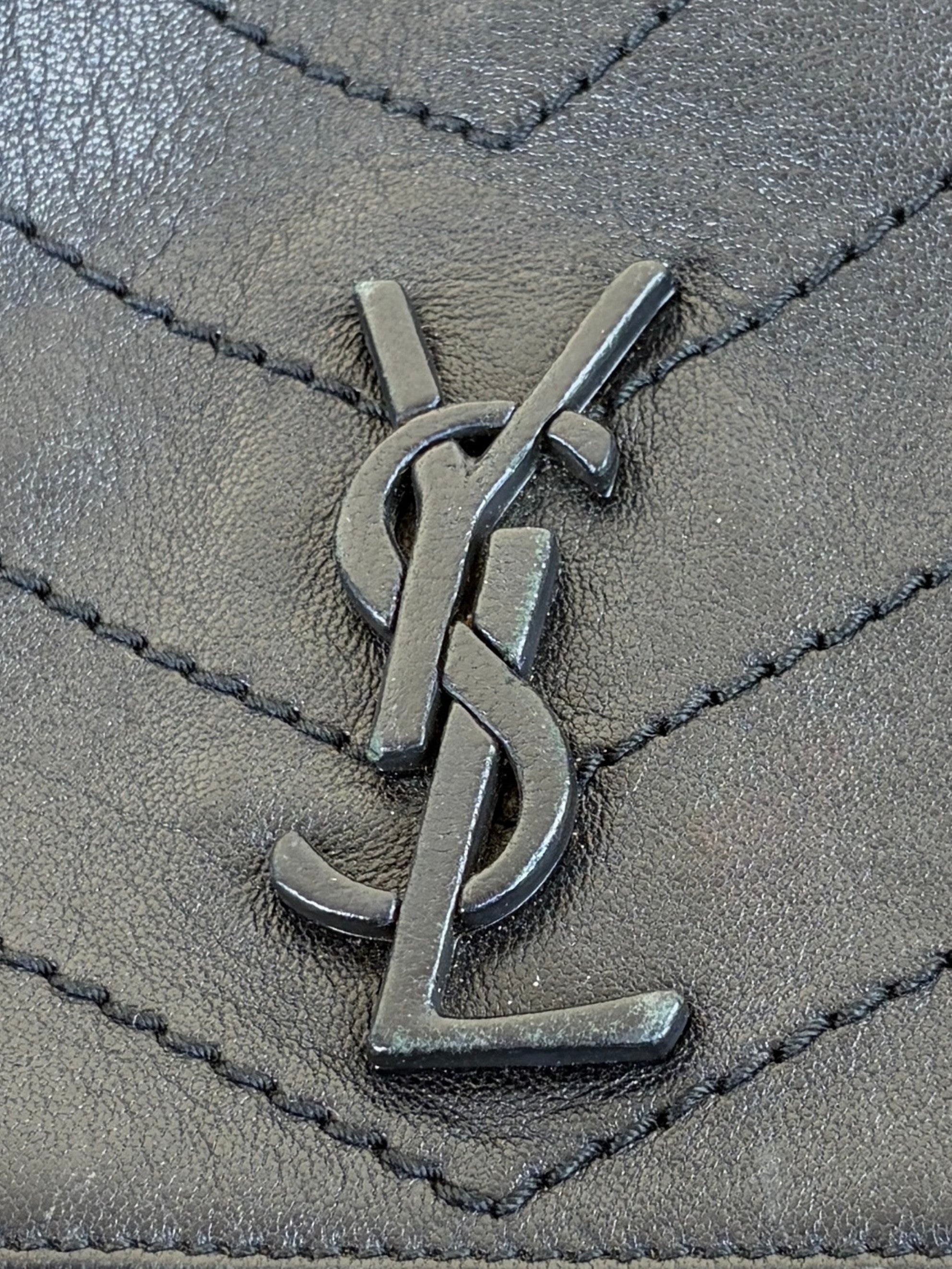 YSL Black lambskin Nolita small