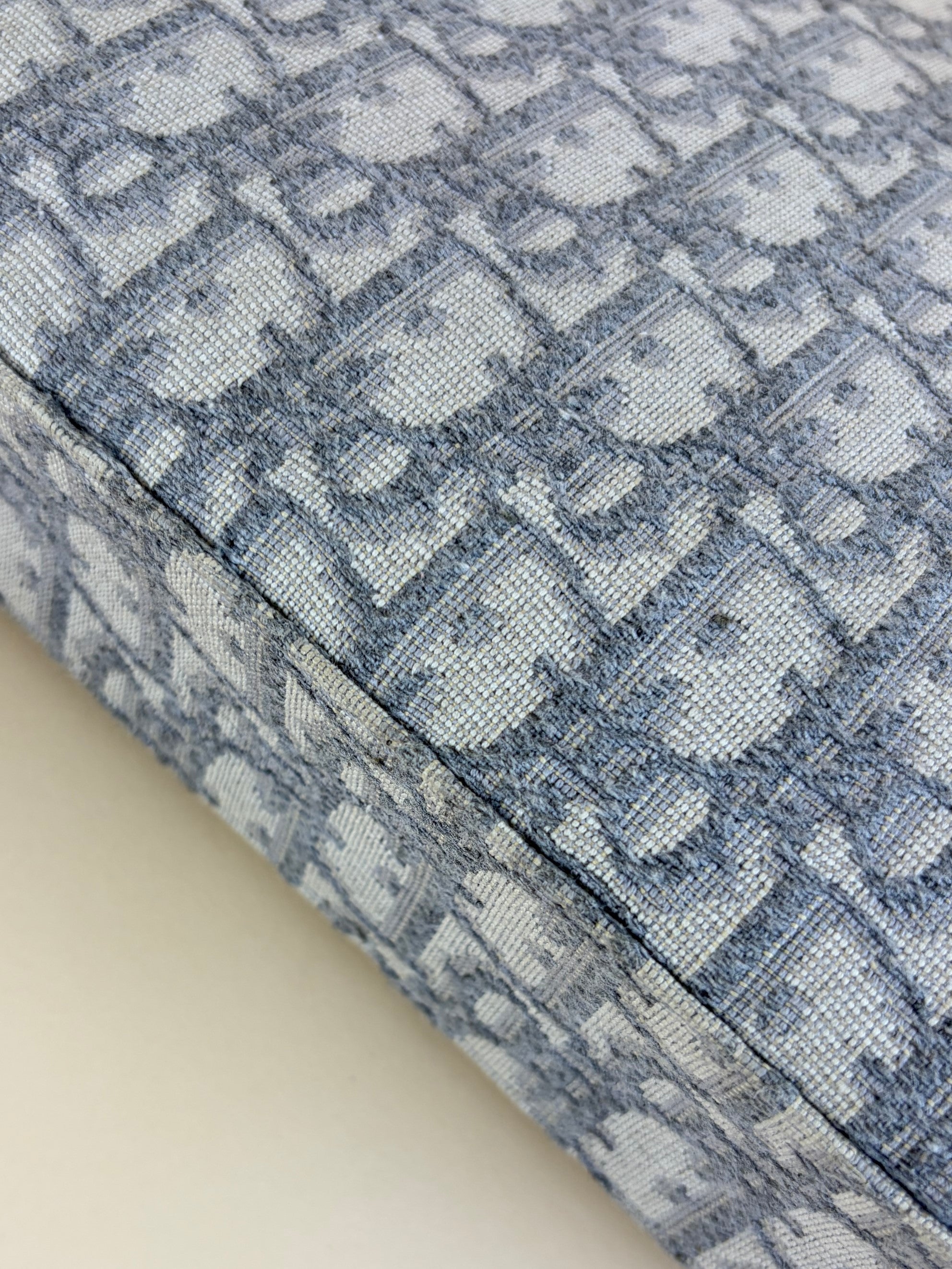 Dior grey oblique jacquard 30 Montaigne pouch clutch